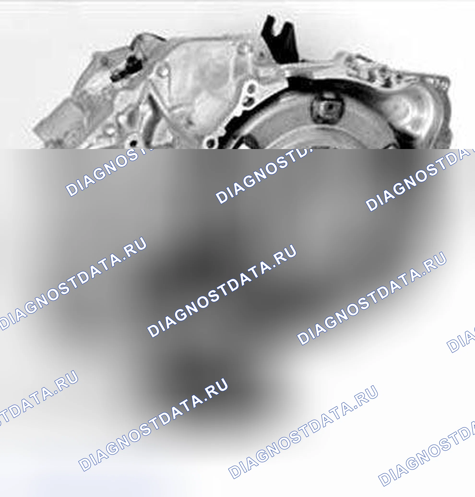 Рис. 87: Проверка коробки передач. Volvo V50 I