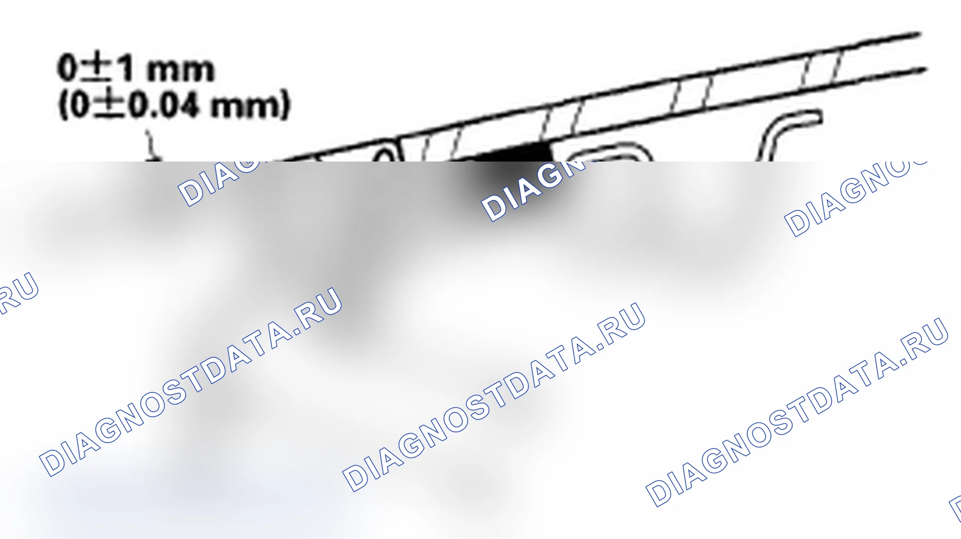 Рис. 2: Регулировка положения стекла. Acura MDX II