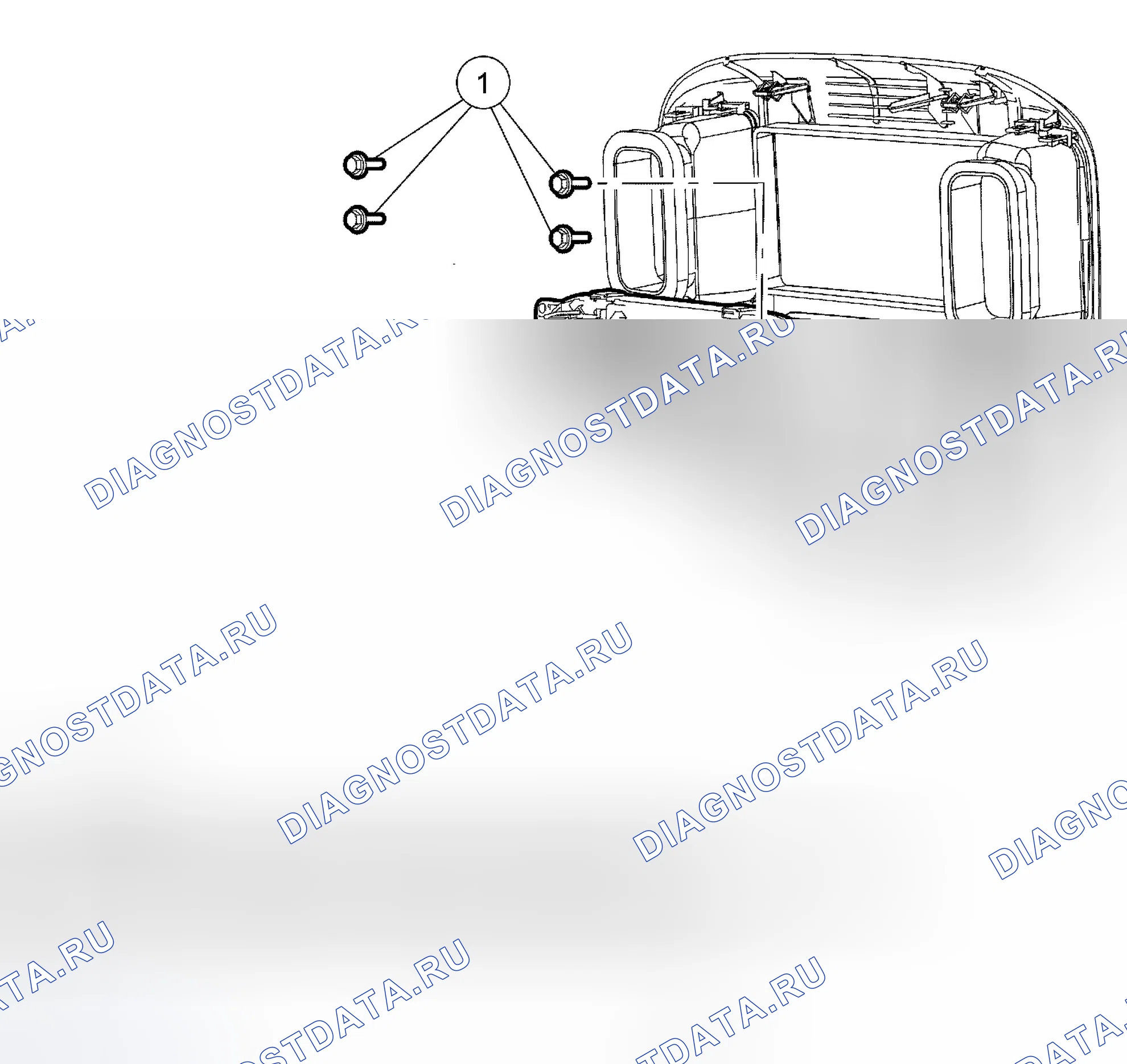 Рис. 2: Блок управления климатом. Ford Escape I рестайлинг