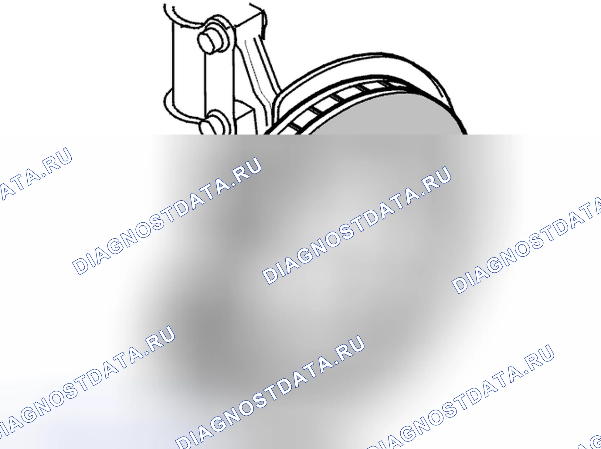 Рис. 262: Проверка тормозного диска. Volvo S60 I