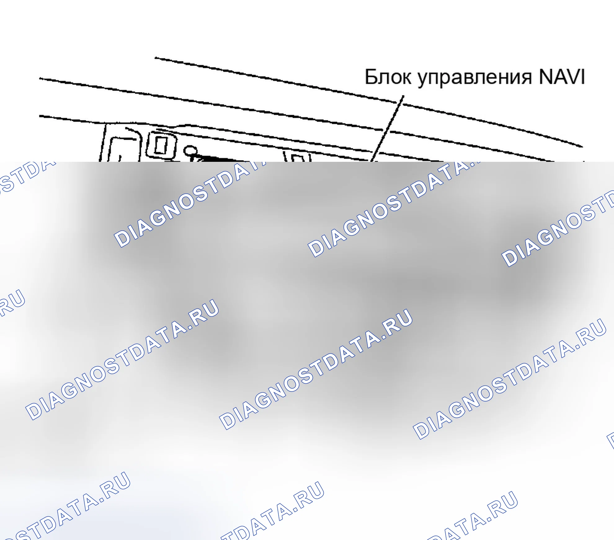 Рис. 158: Демонтаж и монтаж блока управления NAVI. Infiniti G35 III