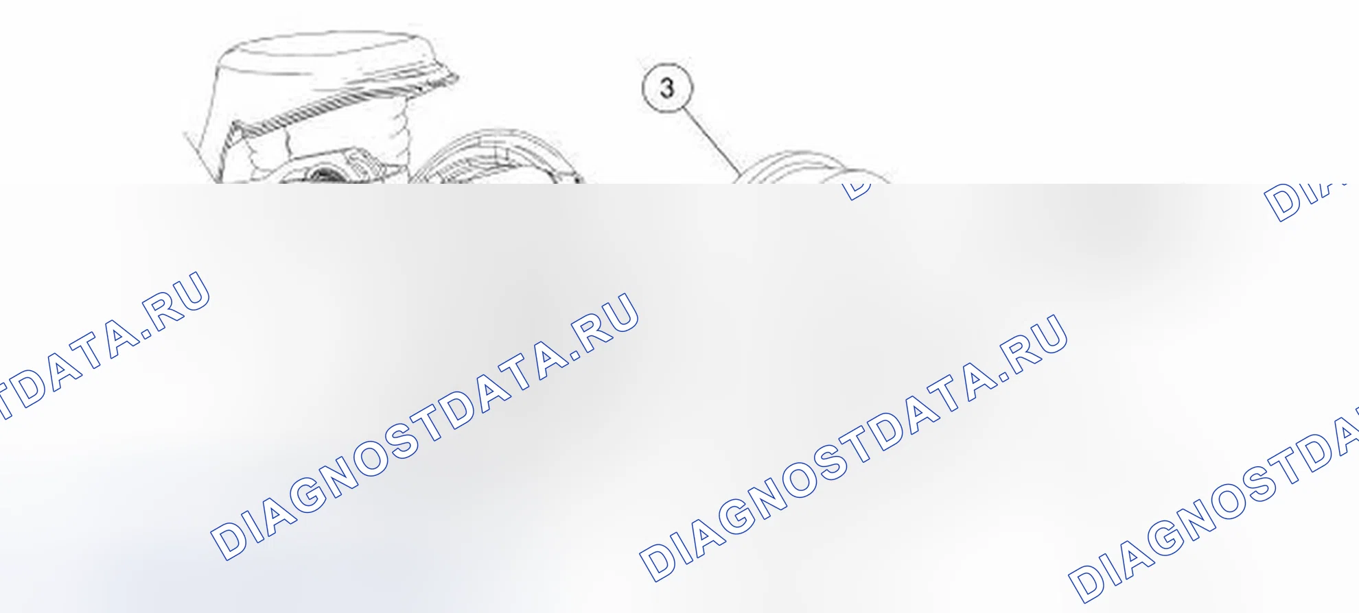 Рис. 10: Тормозной барабан. Ford Focus II рестайлинг
