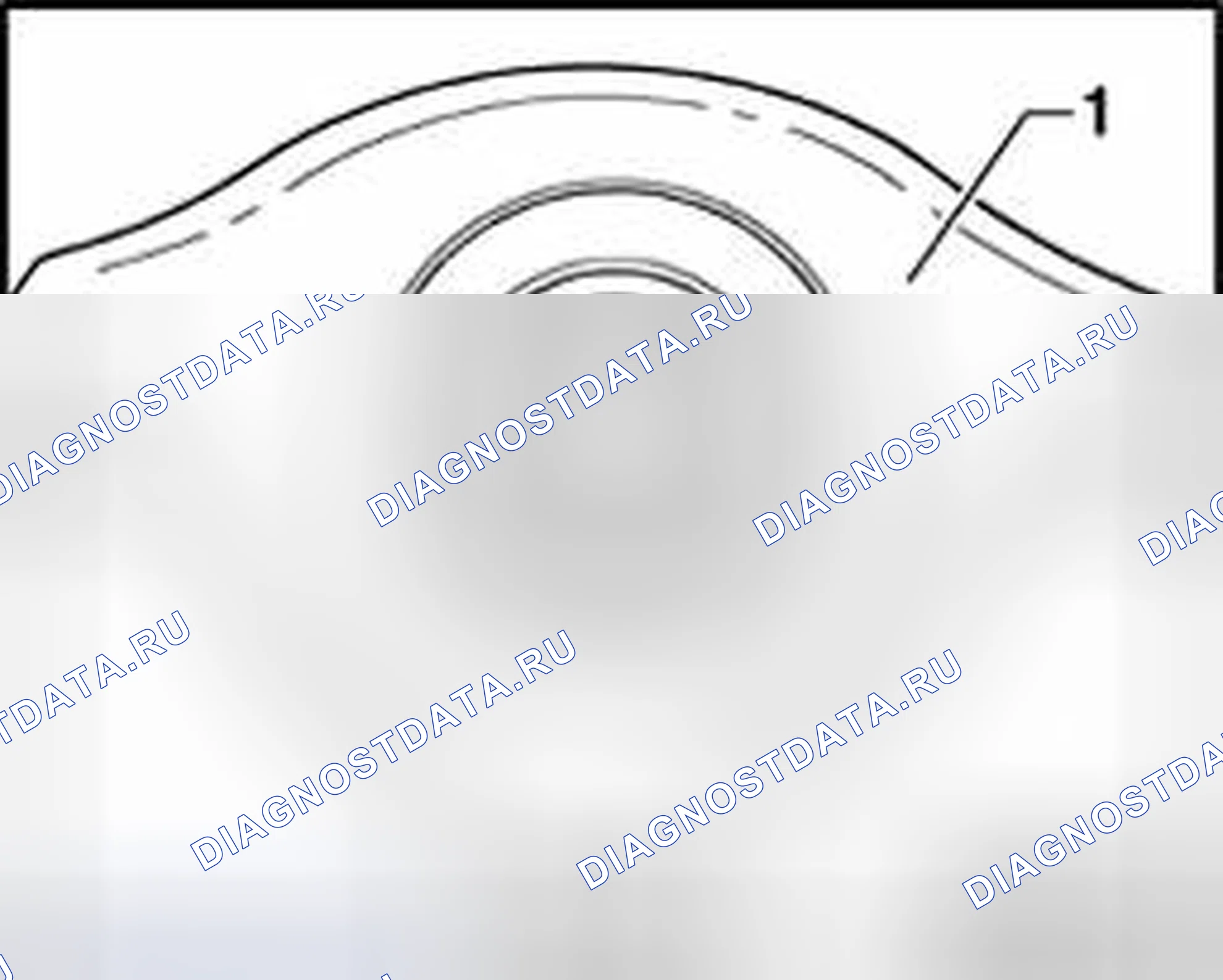 Рис. 176: Подушка безопасности со стороны водителя. Volkswagen Golf Mk4