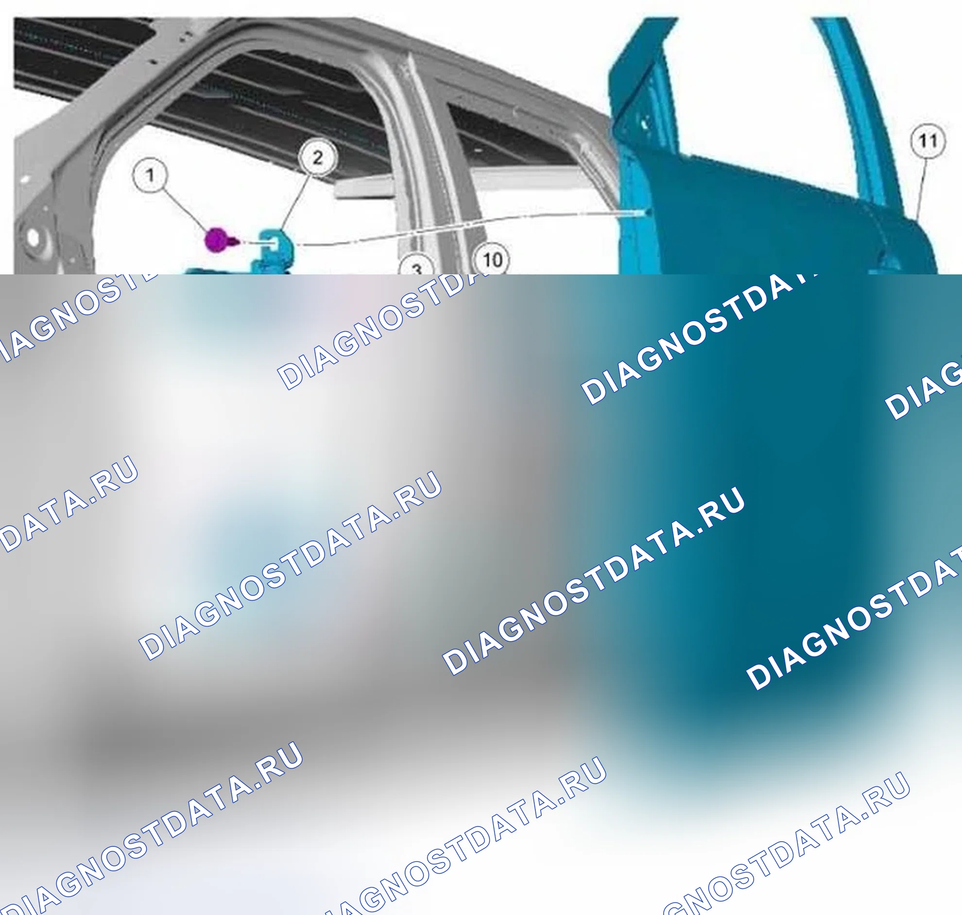 Рис. 139: Разнесенный вид. Ford Explorer V