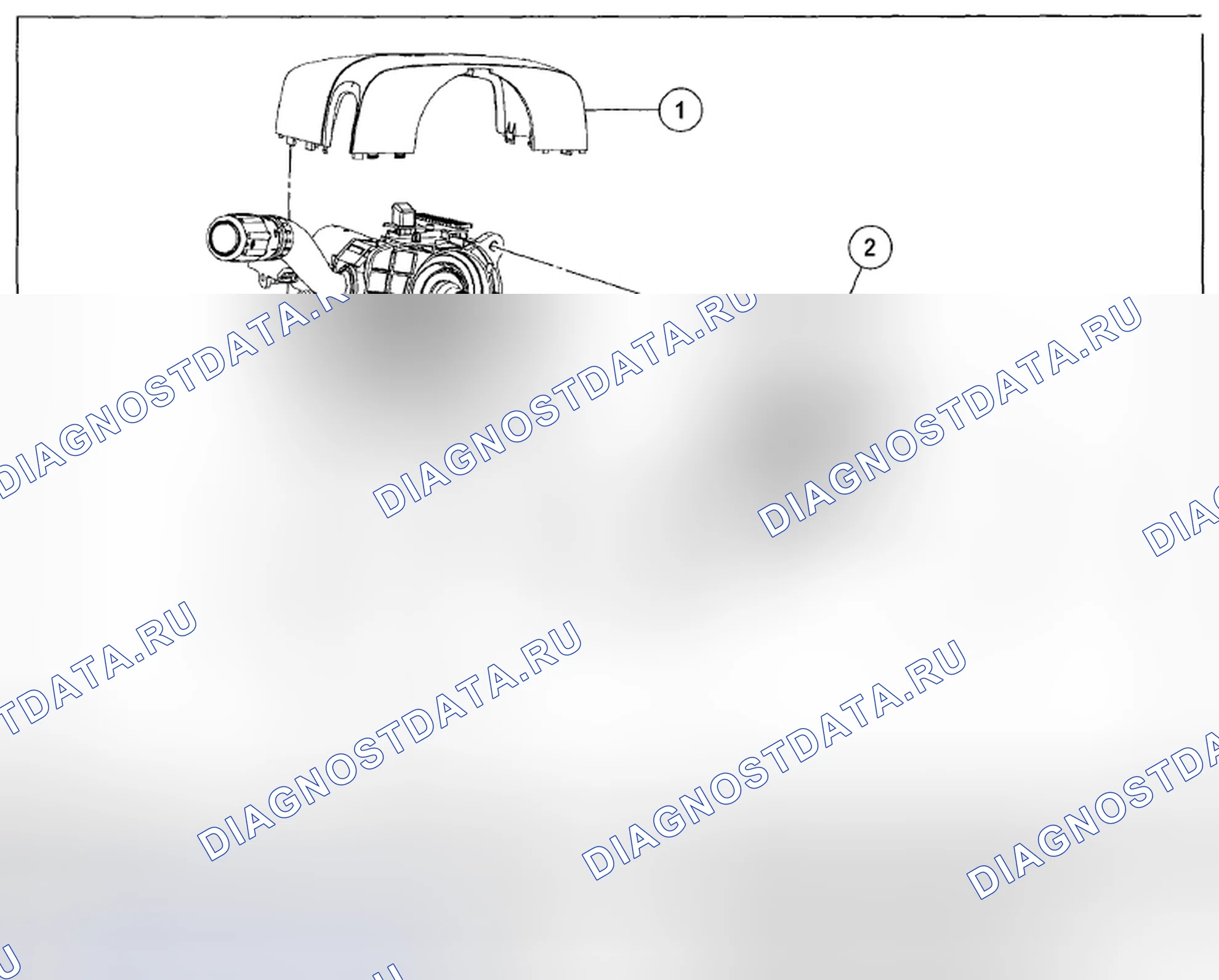 Рис. 108: СНЯТИЕ / УСТАНОВКА контактное кольцо руля. Mazda Tribute II