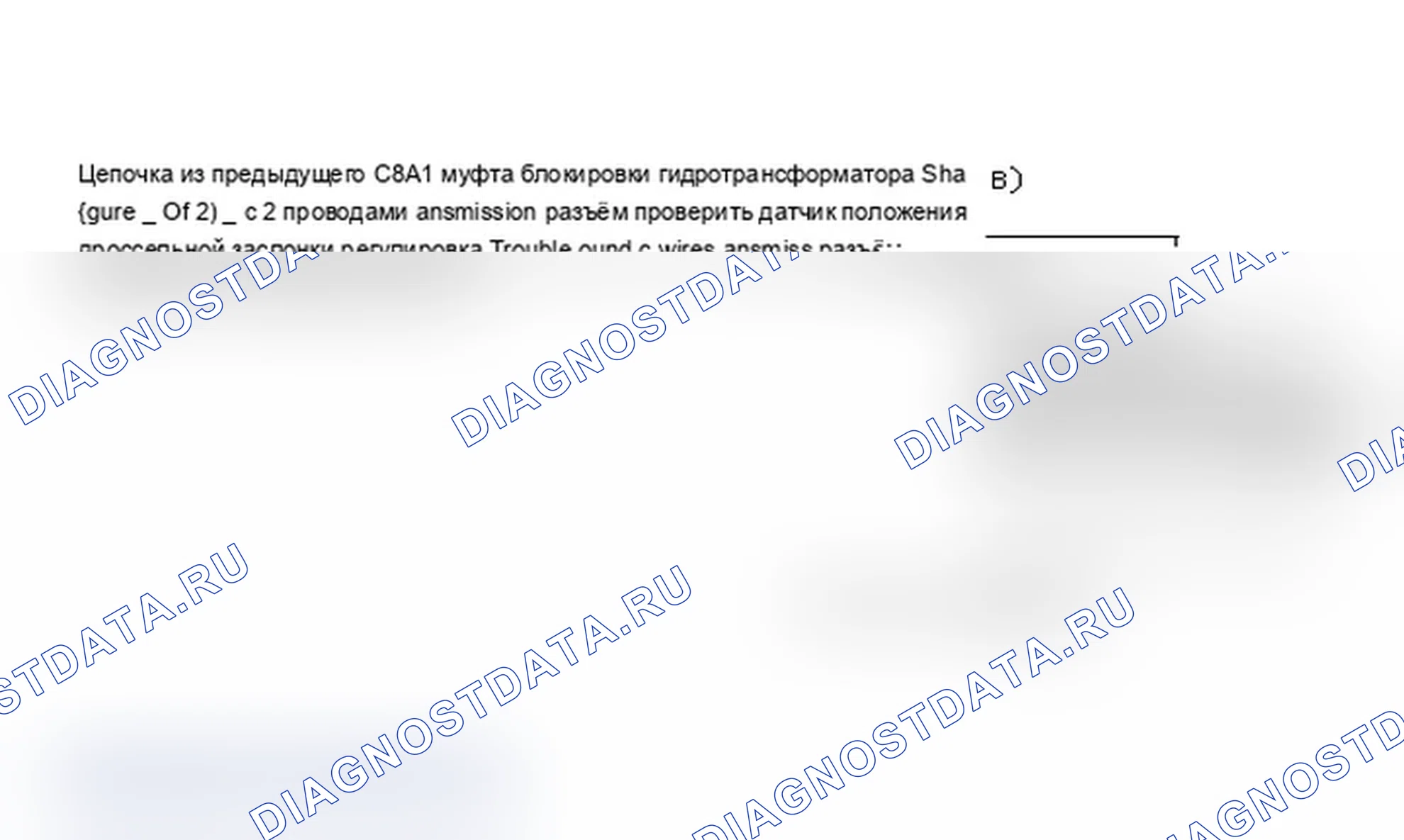 Рис. 199: Схема C8A1 - Технологическая схема ШТК (1 2), (2 4 ЧАСТЬ В). Chevrolet Celebrity I