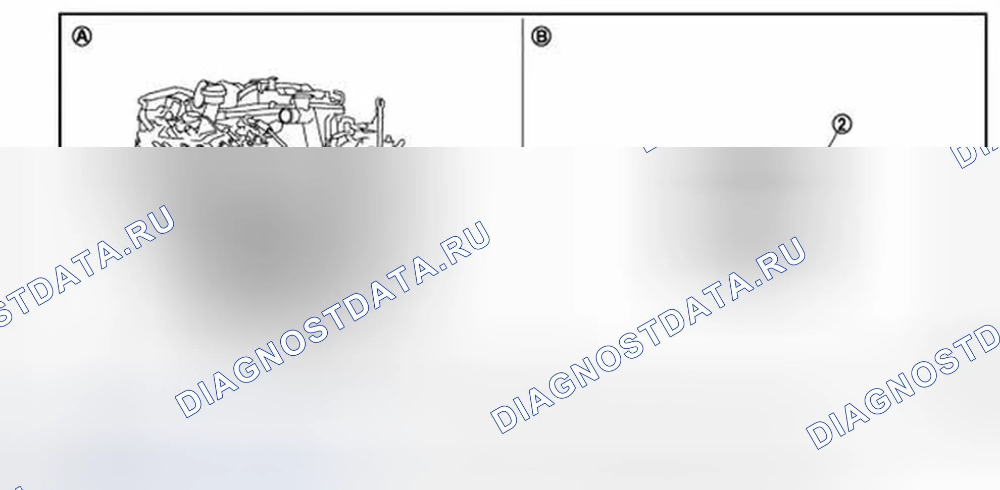 Рис. 3: VK50VE: Расположение компонентов. Infiniti FX35 II