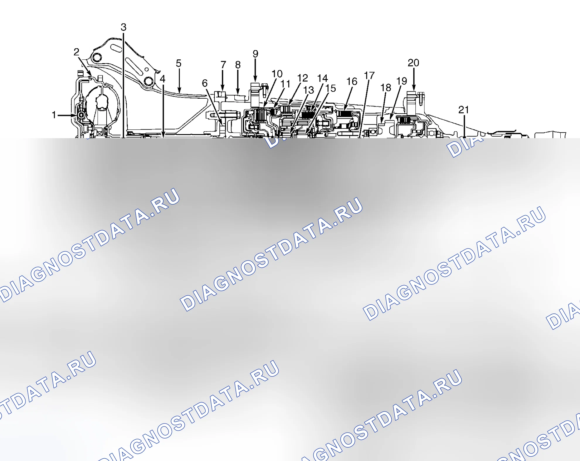 Рис. 1: ОПИСАНИЕ автоматической трансмиссии (акпп). Honda XR-V I