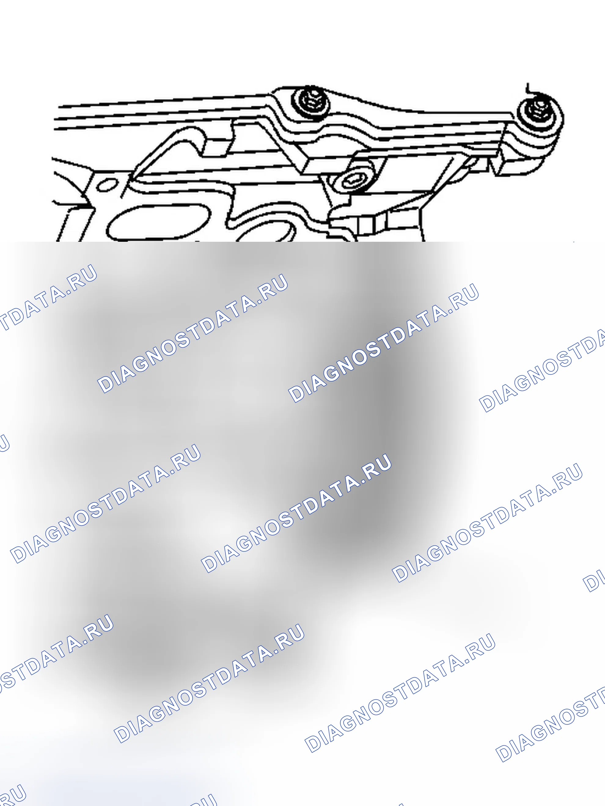 Рис. 162: Идентификация двигателя. Cadillac SRX I