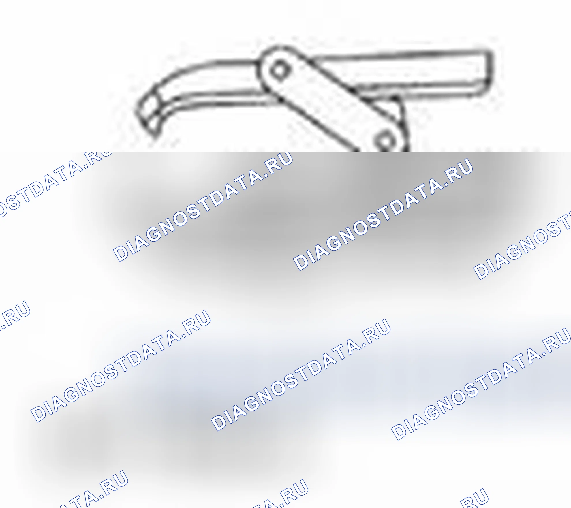 Рис. 502: Передняя крышка двигателя. Ford Edge I рестайлинг