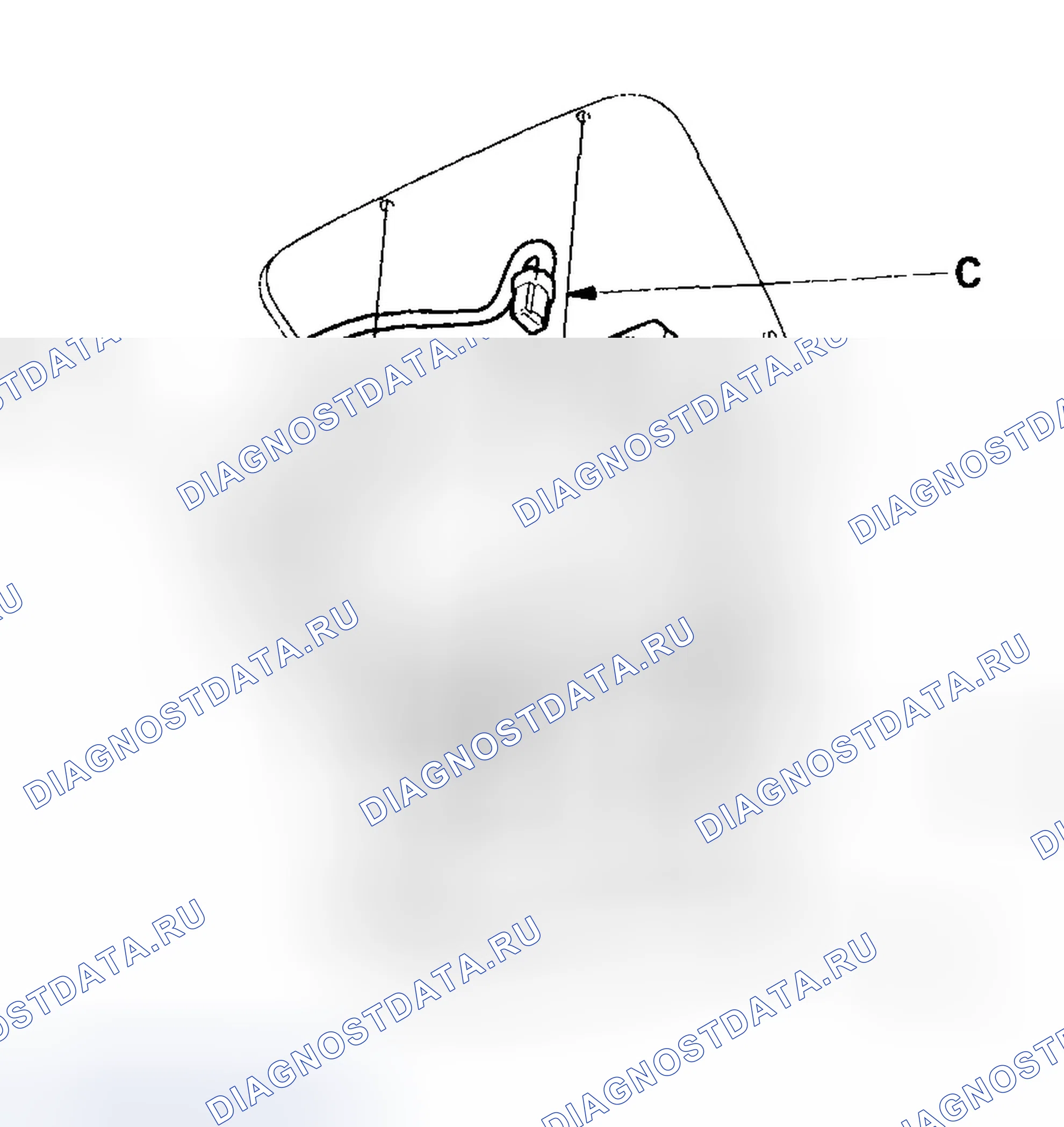 Рис. 40: Передняя индивидуальная карта фонарь проверка. Honda Odyssey II