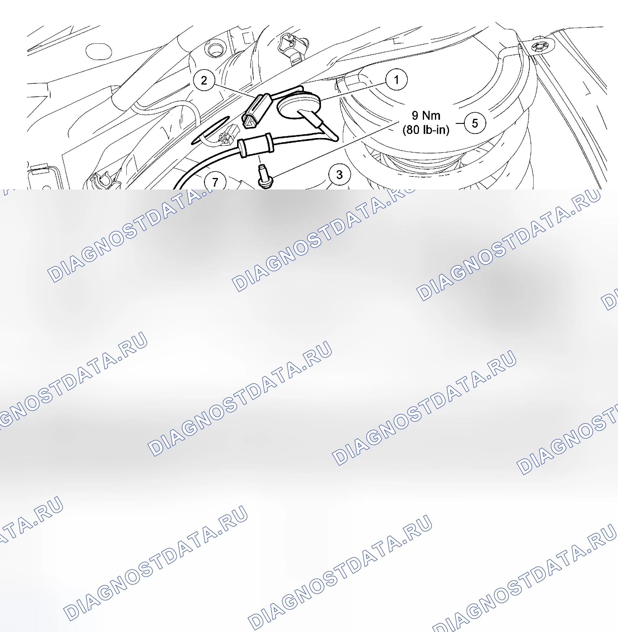 Рис. 48: Датчик скорости колеса - задний. Hyundai Matrix I