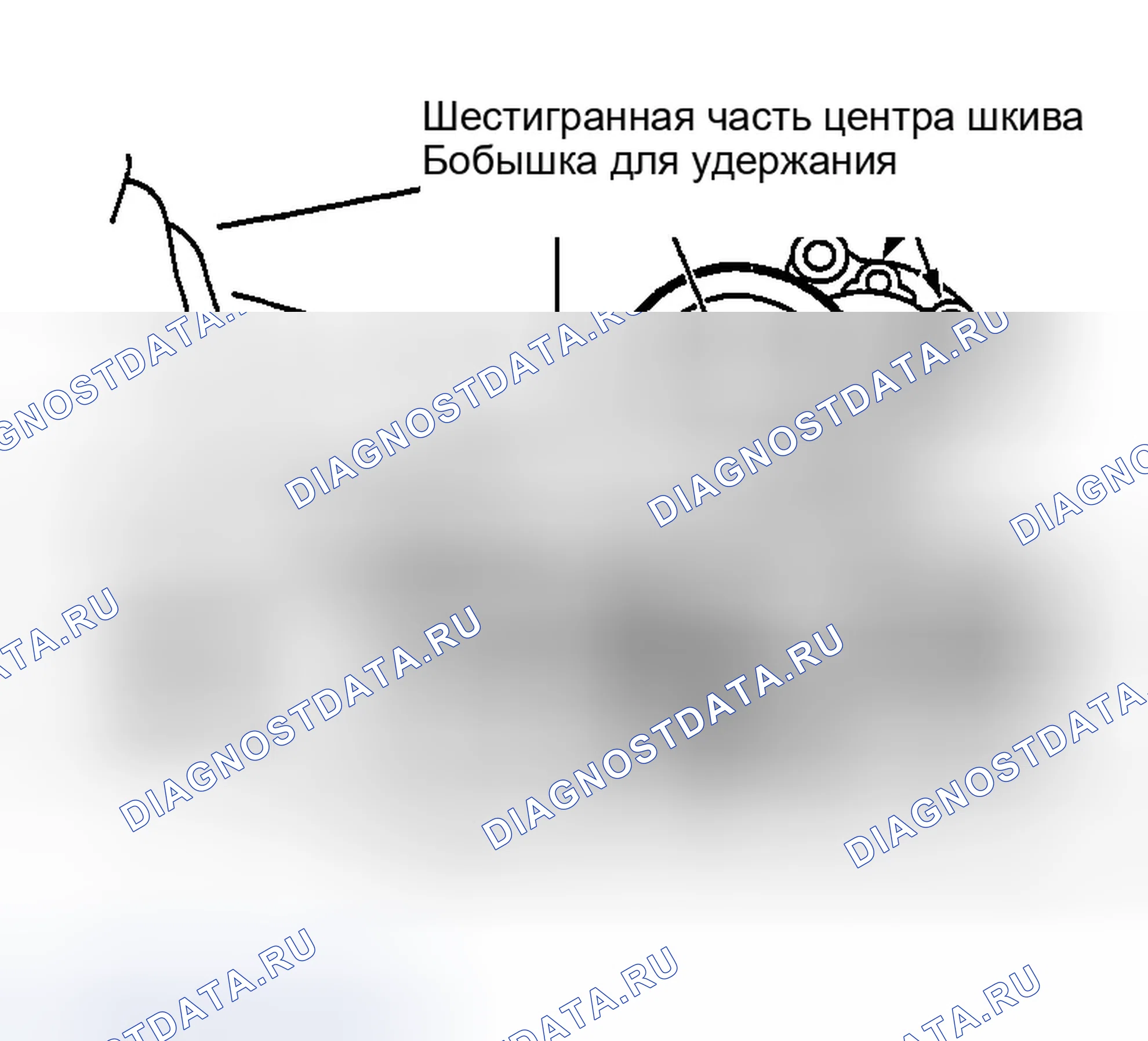 Рис. 45: Генератор переменного тока, водяной насос и ремень компрессора переменного тока. Infiniti M45 II