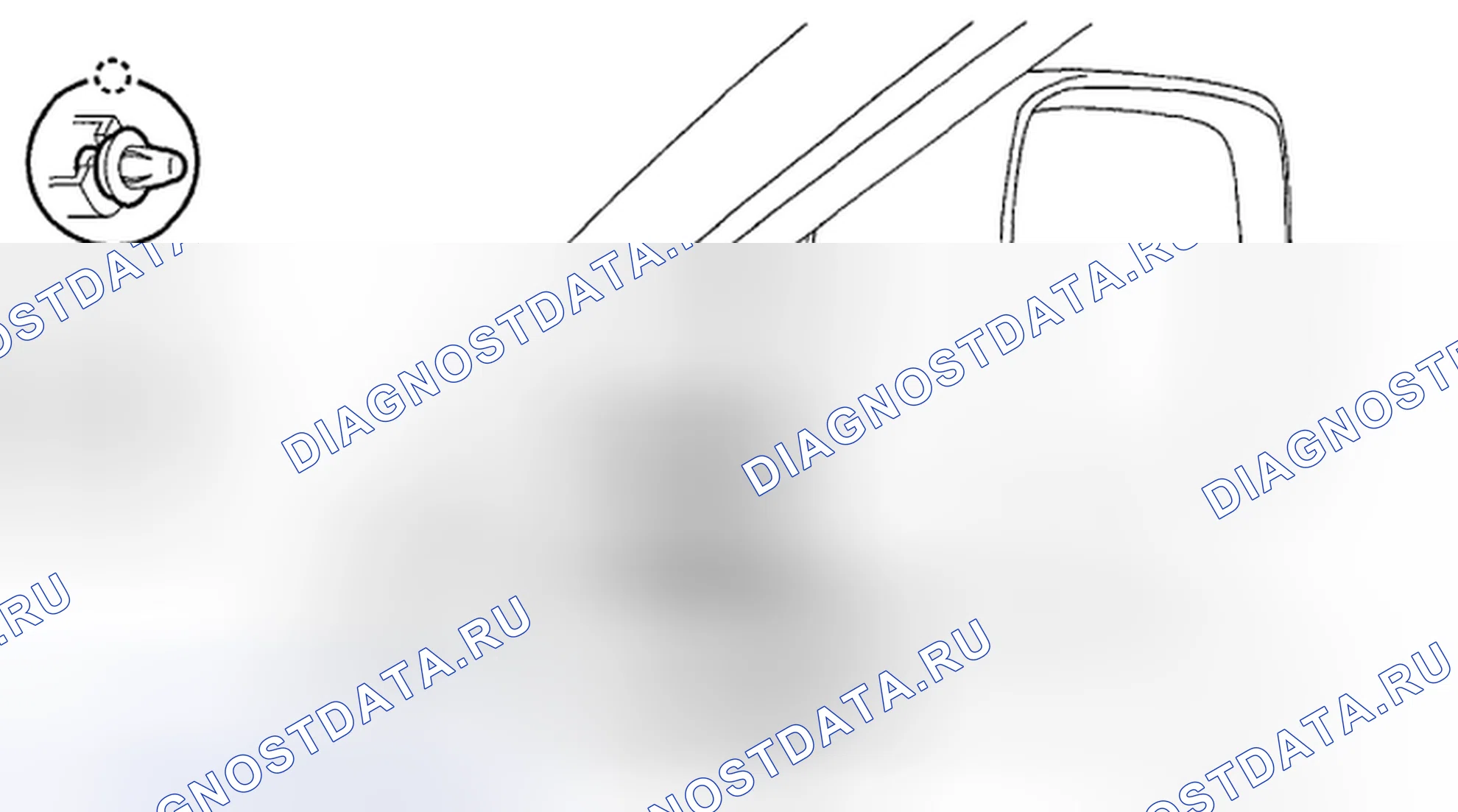 Рис. 61: ДИНАМИК ПЕРЕДНЕЙ ДВЕРИ. Subaru Outback BR