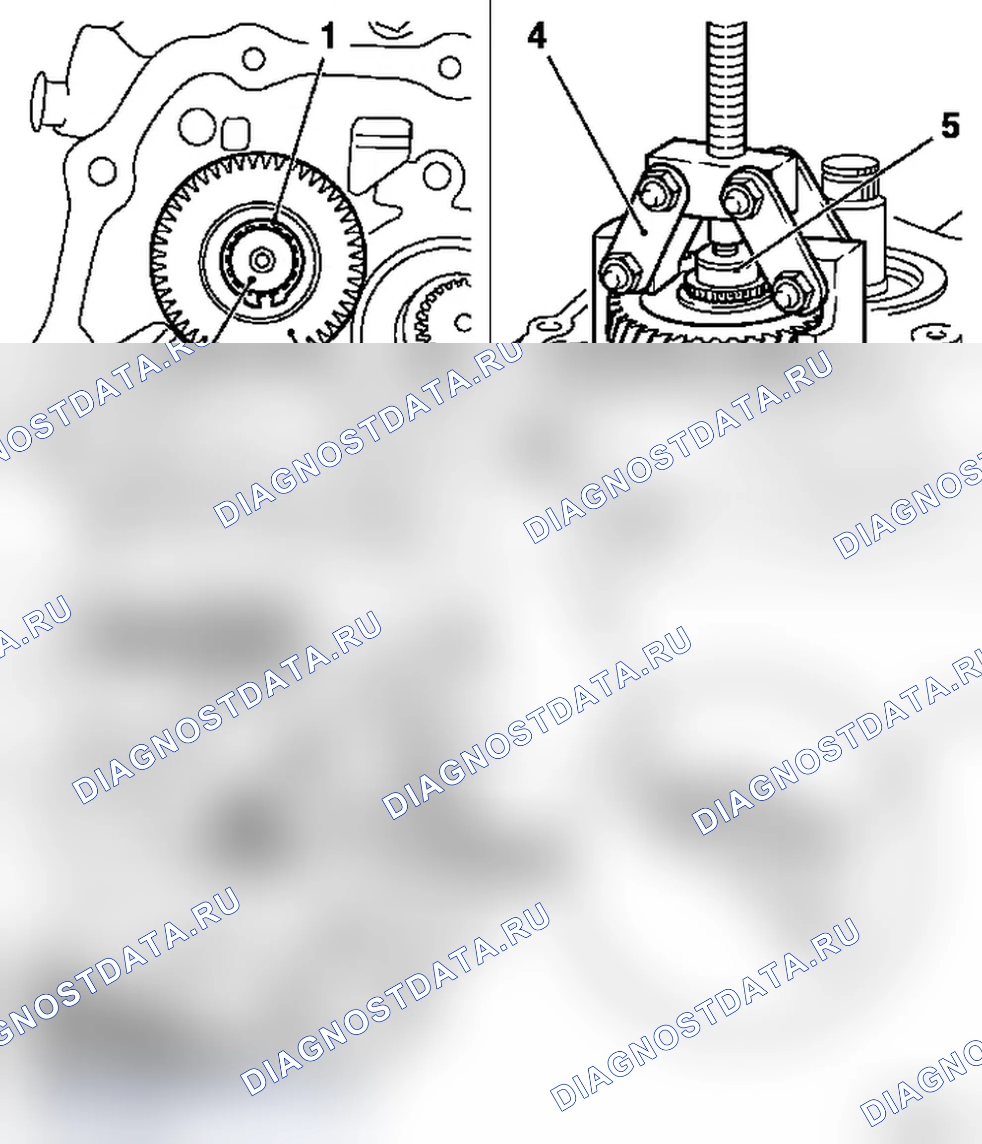 Разборка и сборка подшипникового щитка (F18). Opel Astra G