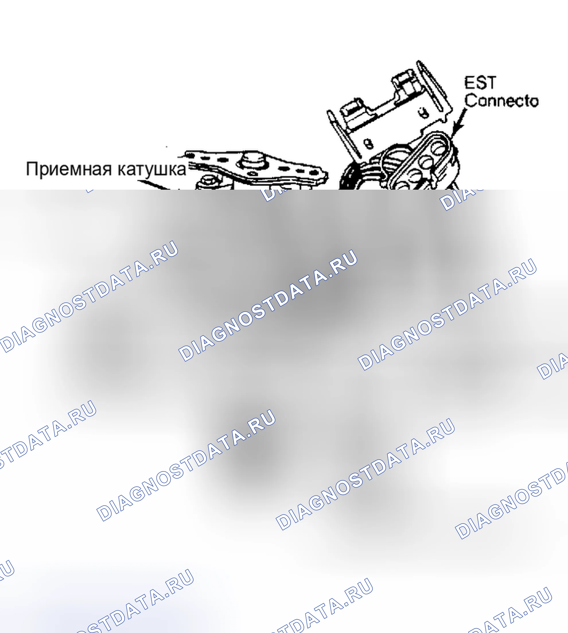 Рис. 8: Проверка распределителя на приемную катушку Показана встроенная система катушек. Тестирование внешней катушки аналогично.. Chevrolet Camaro III рестайлинг