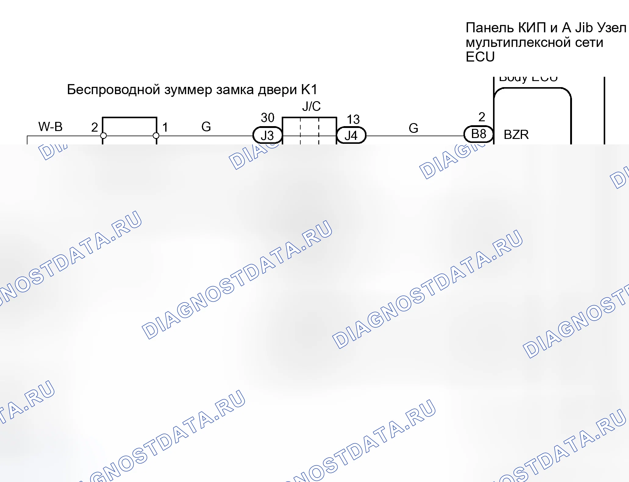 Рис. 292: электросхема. Toyota Sienna II