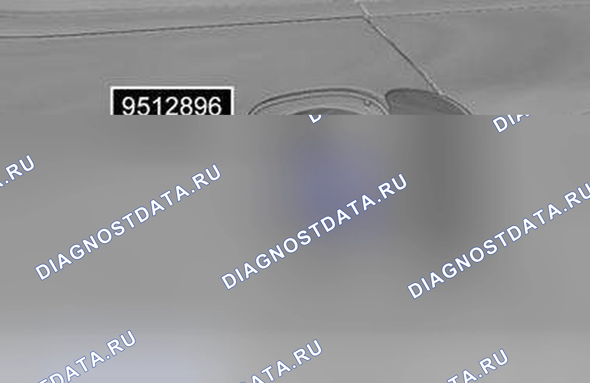 Рис. 2: ДРЕНАЖ. Volvo S80 II рестайлинг