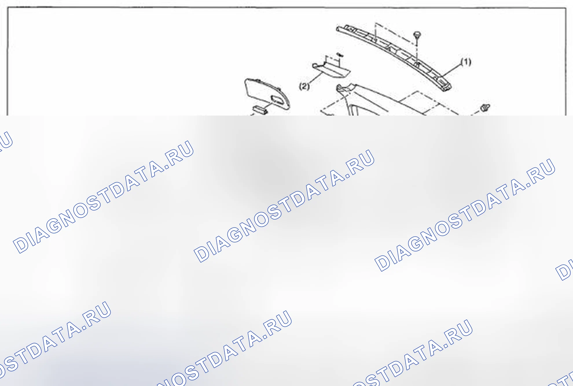 Рис. 16: ОТДЕЛКА ЗАДНИХ ВОРОТ. Subaru Tribeca WX рестайлинг