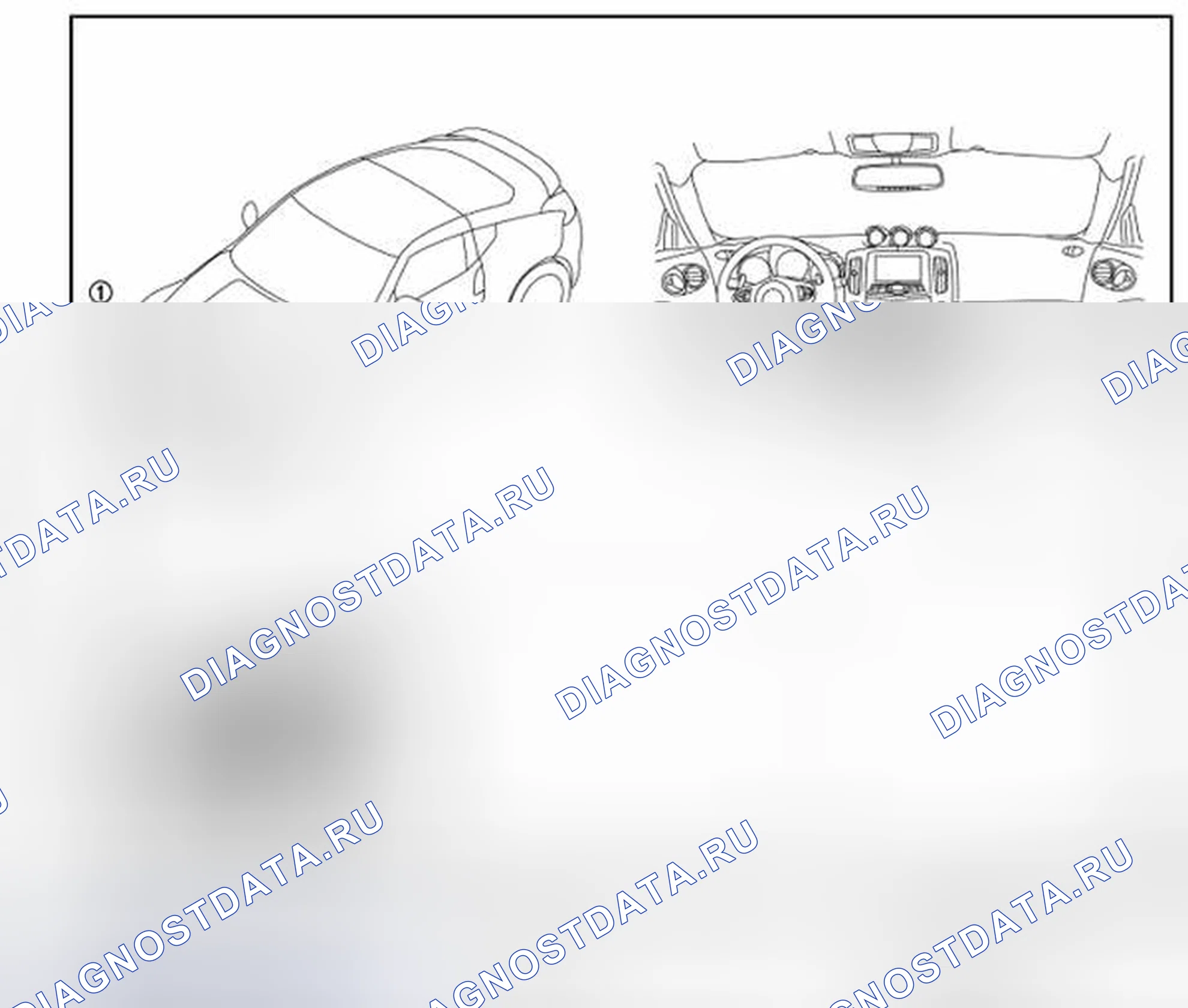 Рис. 43: Расположение компонентов. Nissan 370Z I рестайлинг