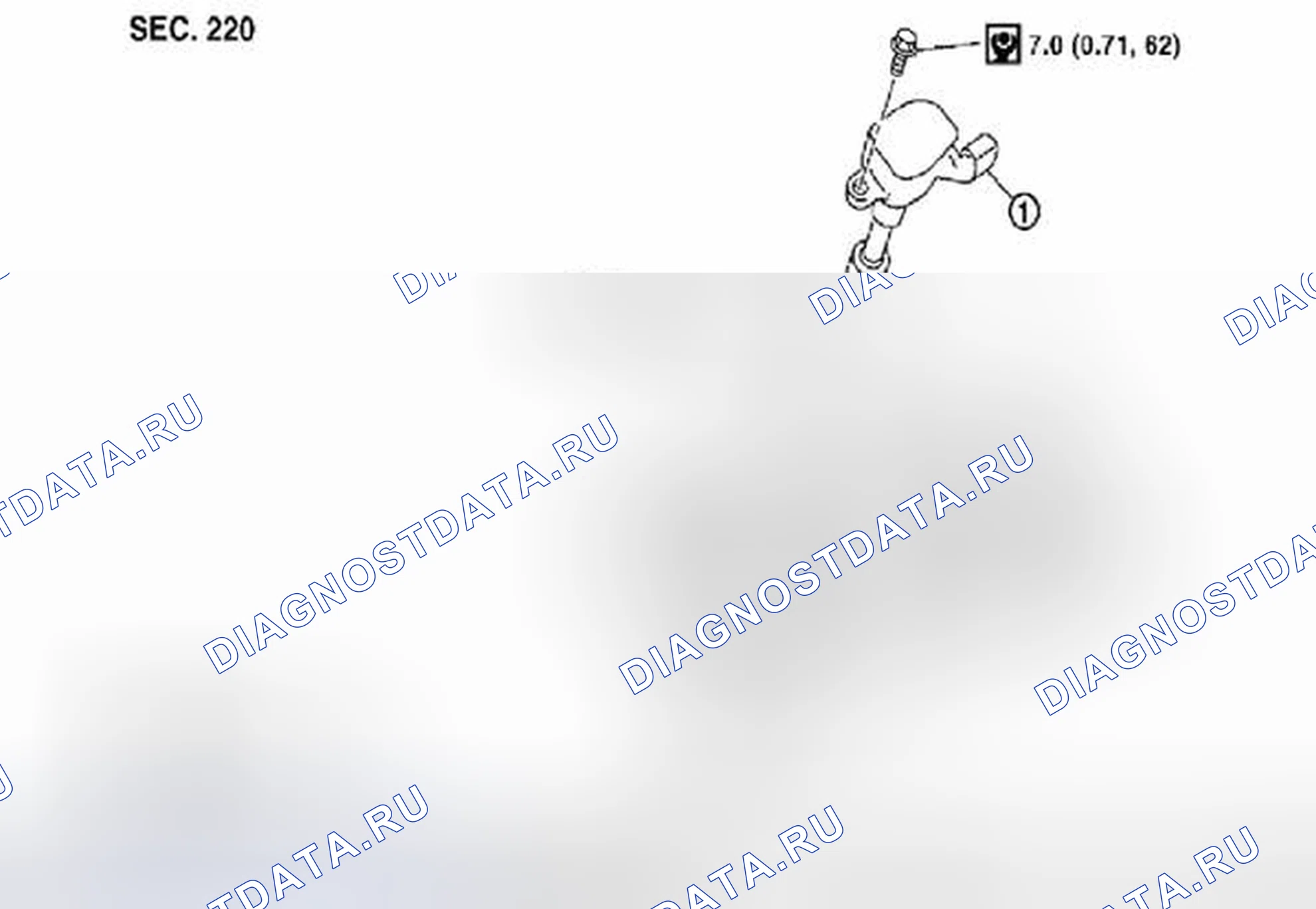 Рис. 8: Разнесенный вид свечи зажигания [VQ40DE]. Suzuki Equator I