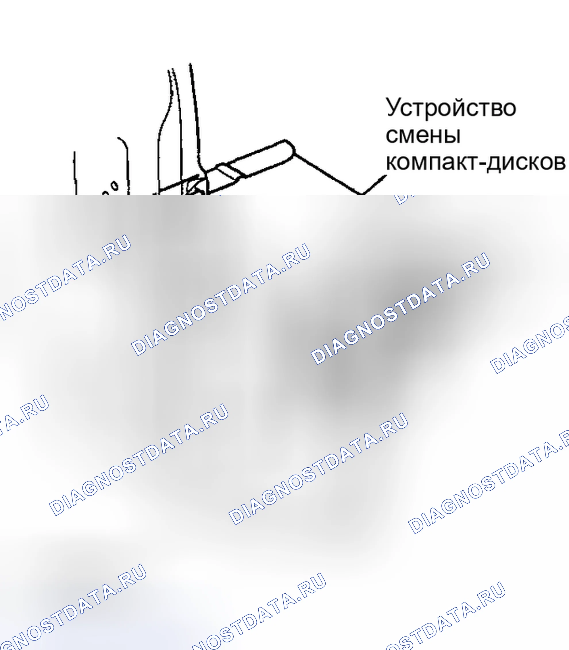Рис. 7: АВТОМАТИЧЕСКИЙ ПЕРЕКЛЮЧАТЕЛЬ КОМПАКТ-ДИСКОВ. Hyundai Tiburon II рестайлинг