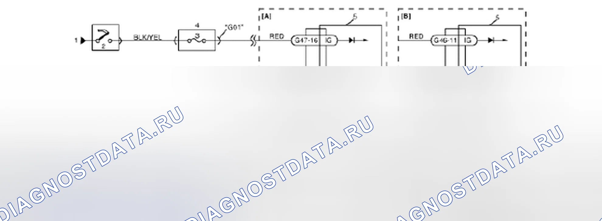 Рис. 156: электросхема. Suzuki Grand Vitara II