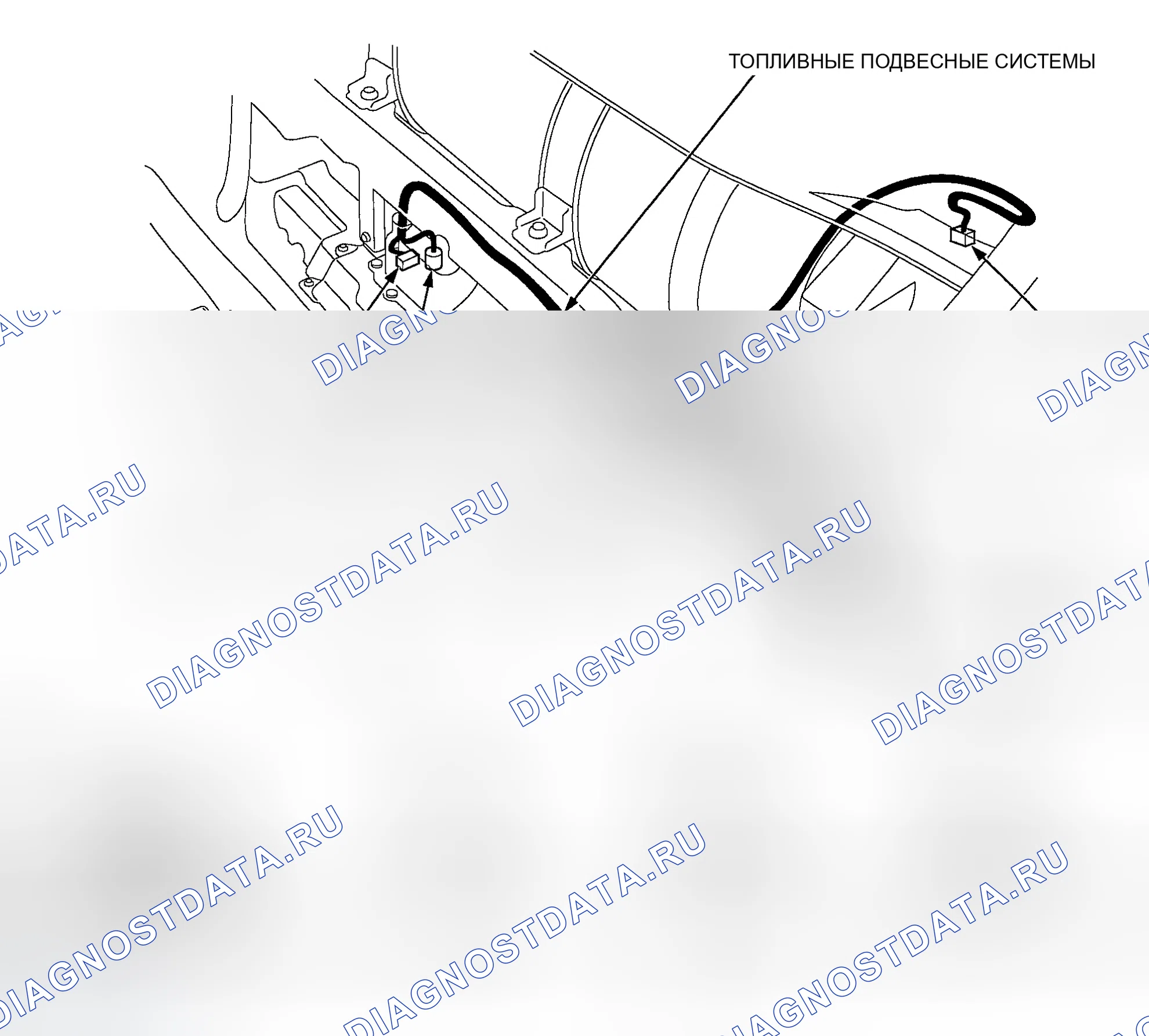 Рис. 52: Системные разъемы (соединительная линия). Honda Civic GA