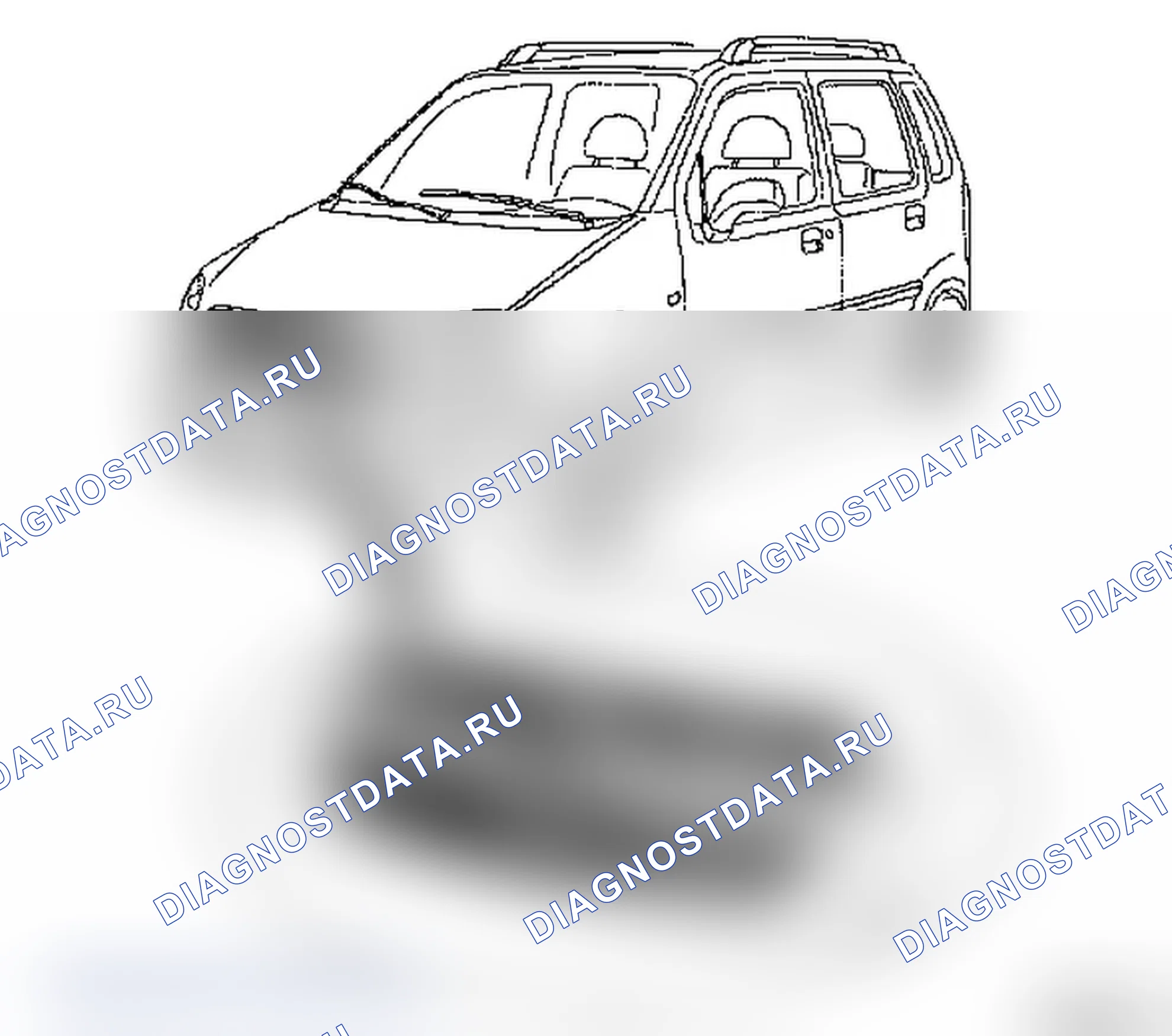 Решетка радиатора. Opel Agila A рестайлинг