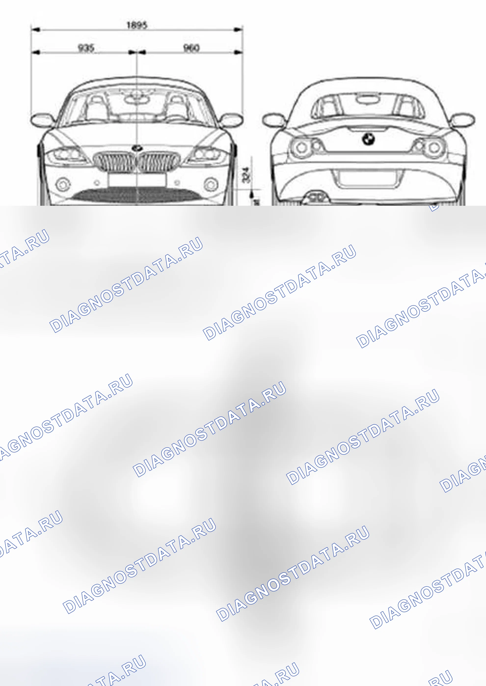 Рис. 80: Данные о транспортном средстве. BMW Z4 E85/E86