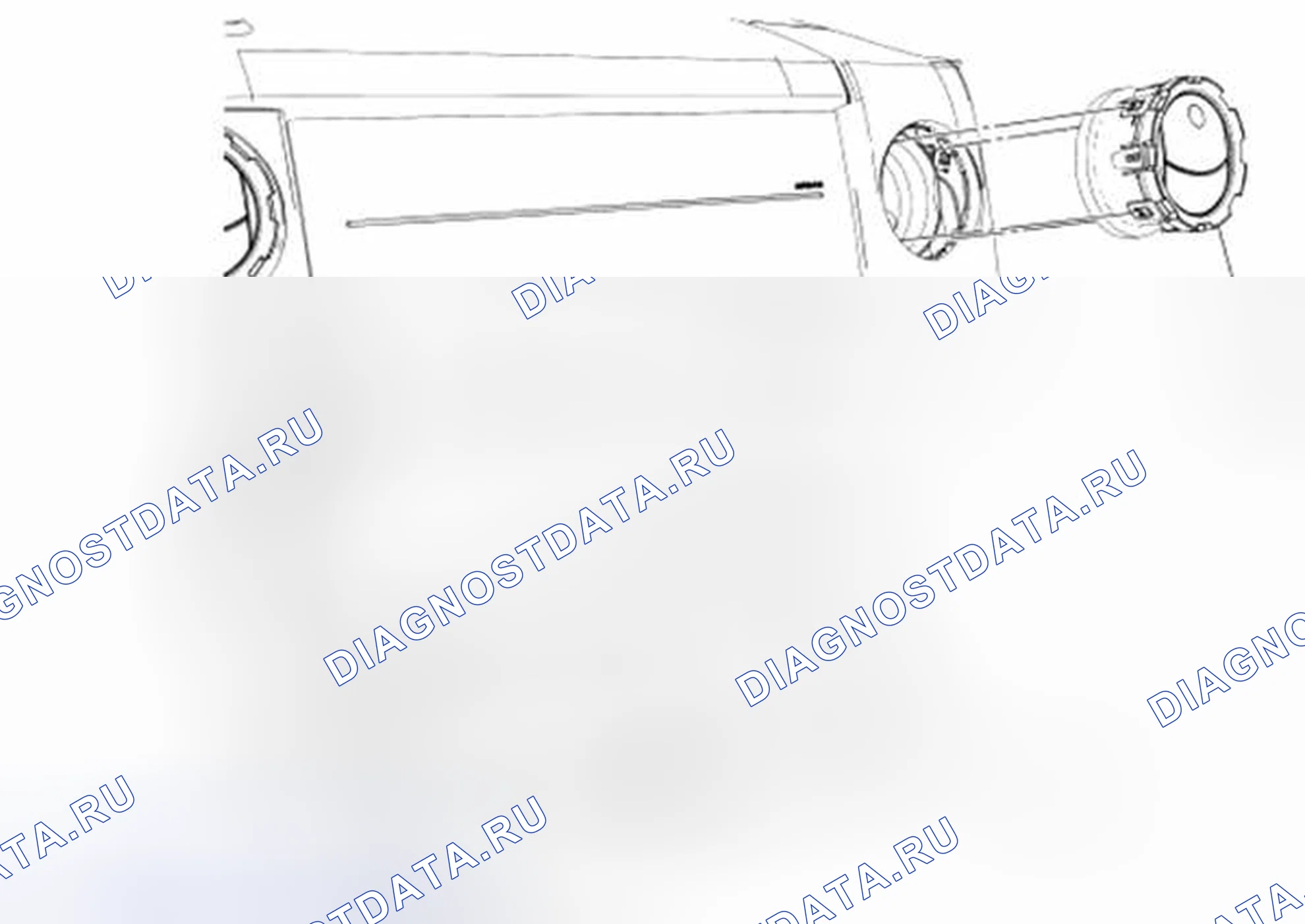 Рис. 157: Регистр стороны пассажира. Ford Pickup F250 Super Duty II