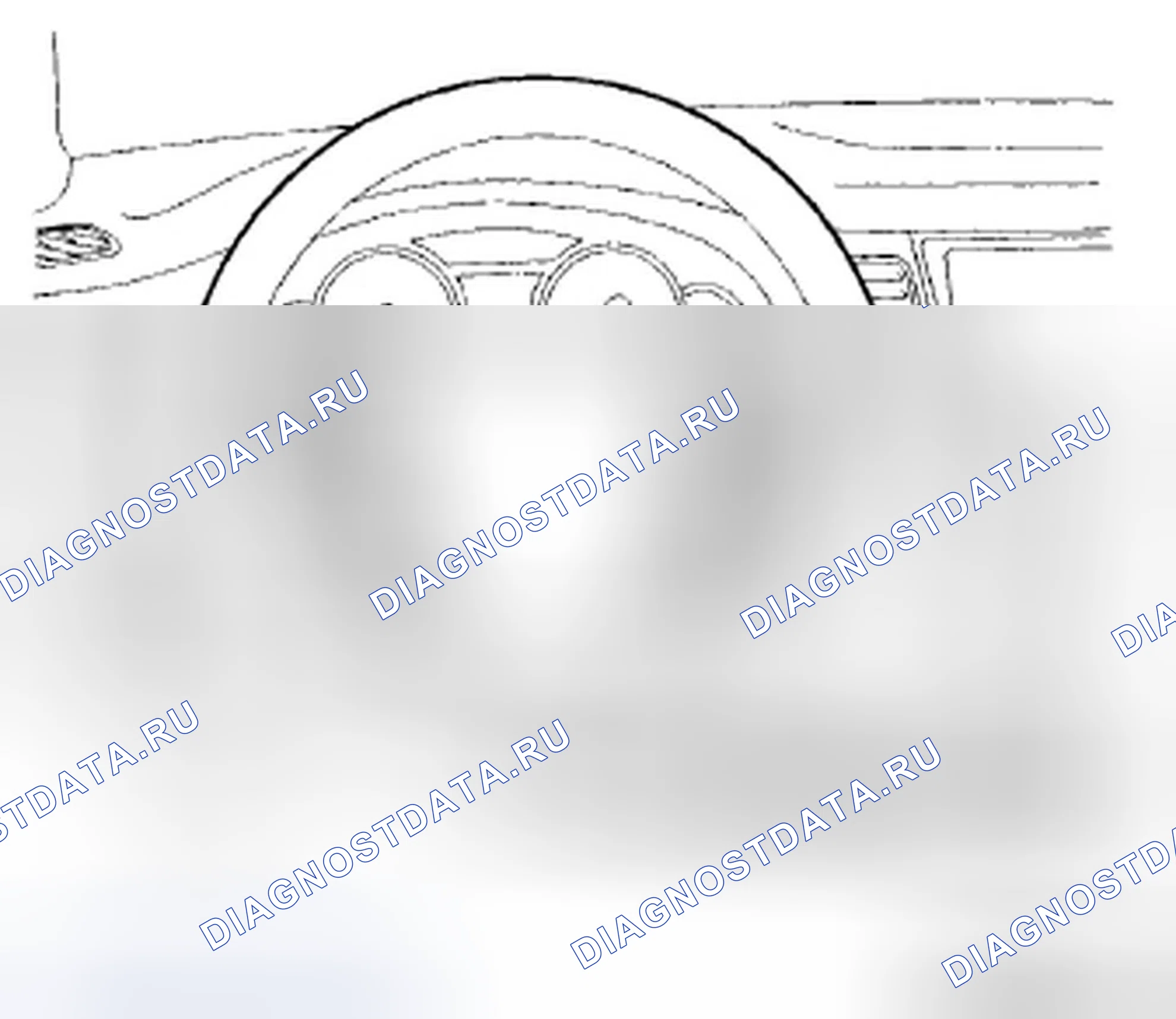 Рис. 2: Проверка усилия рулевого управления в неподвижном состоянии. Hyundai Genesis I