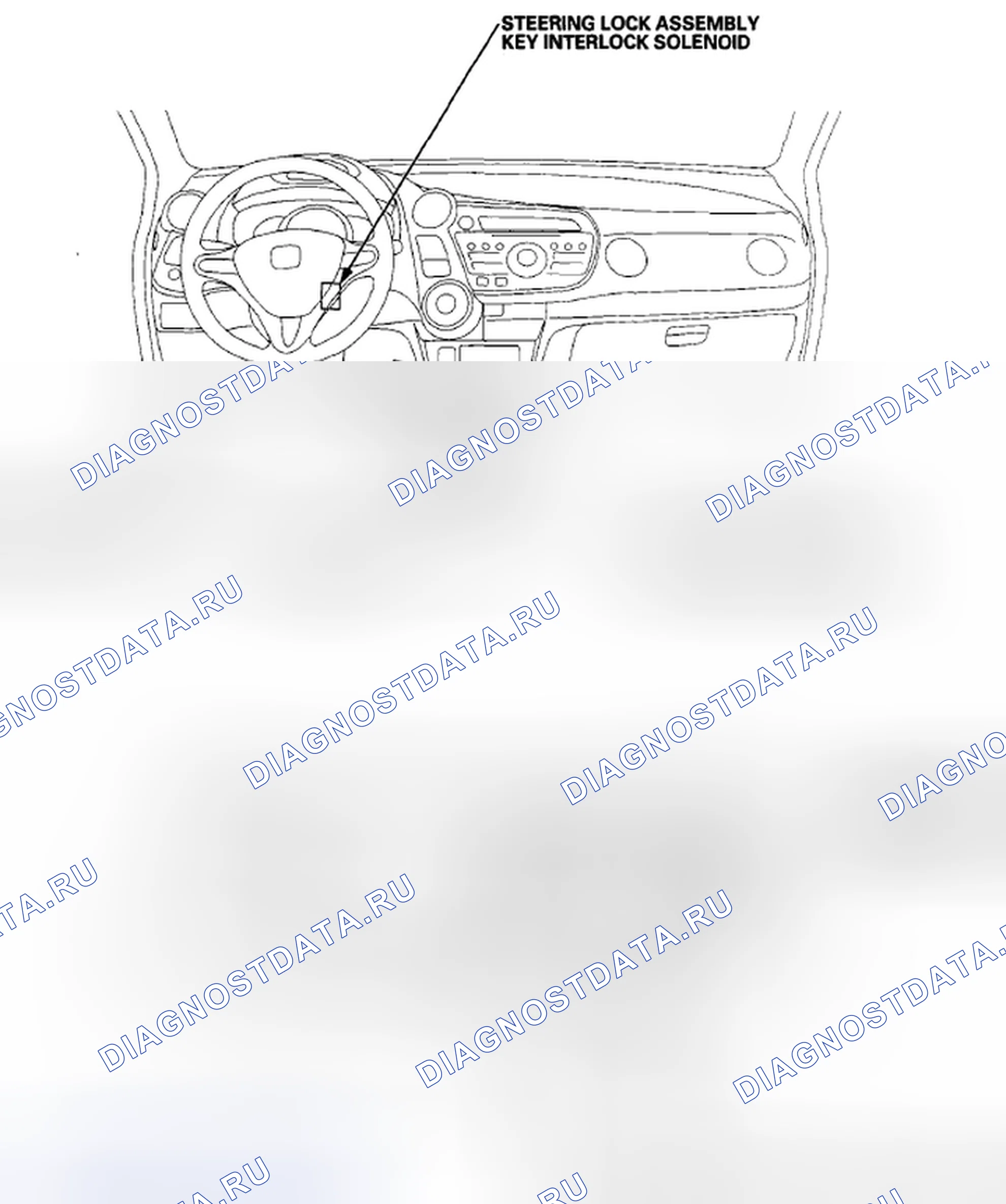 Рис. 149: Индекс расположения компонентов. Honda Insight ZE2 рестайлинг