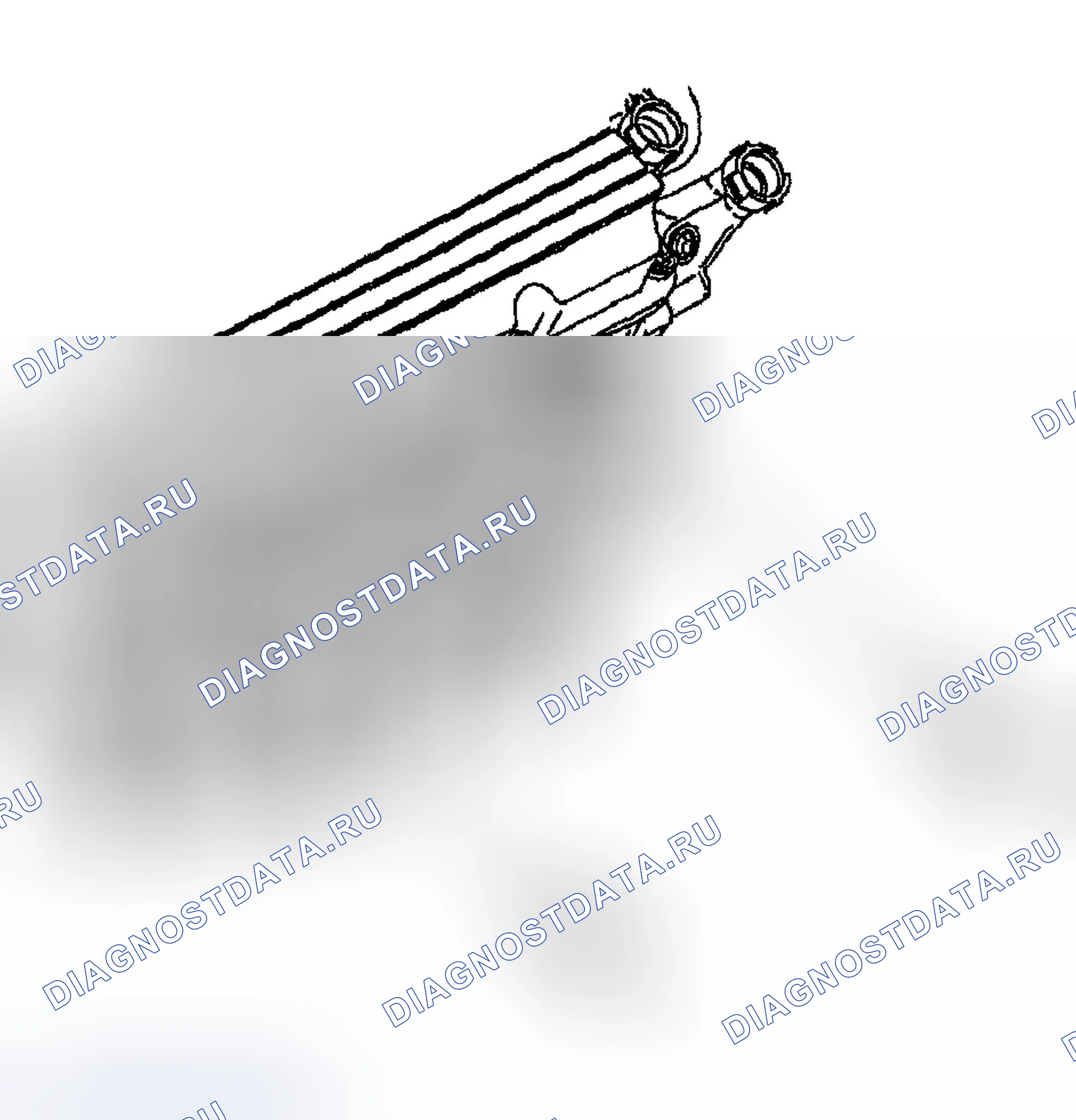 Рис. 614: Выпускной коллектор (правая сторона) - Монтаж (с NC8). Chevrolet Impala VIII