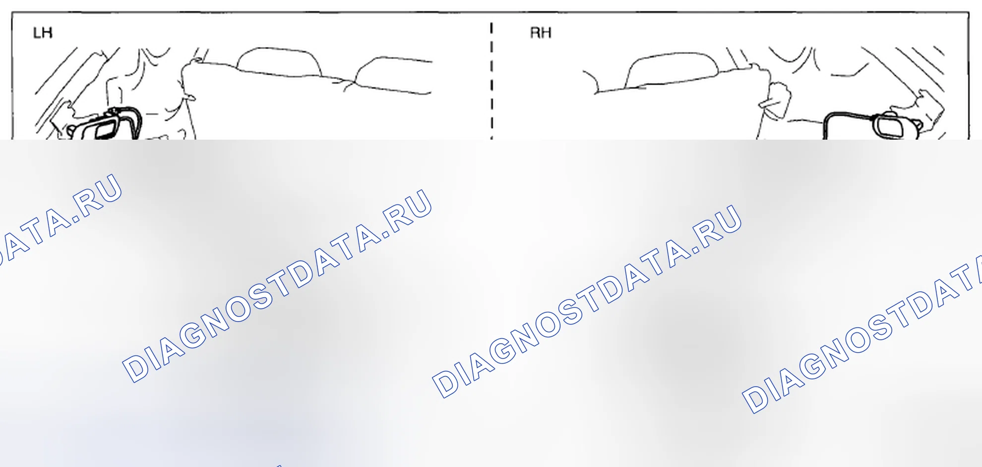 Рис. 164: Идентификация удаленного кабеля. Mazda CX-5 I
