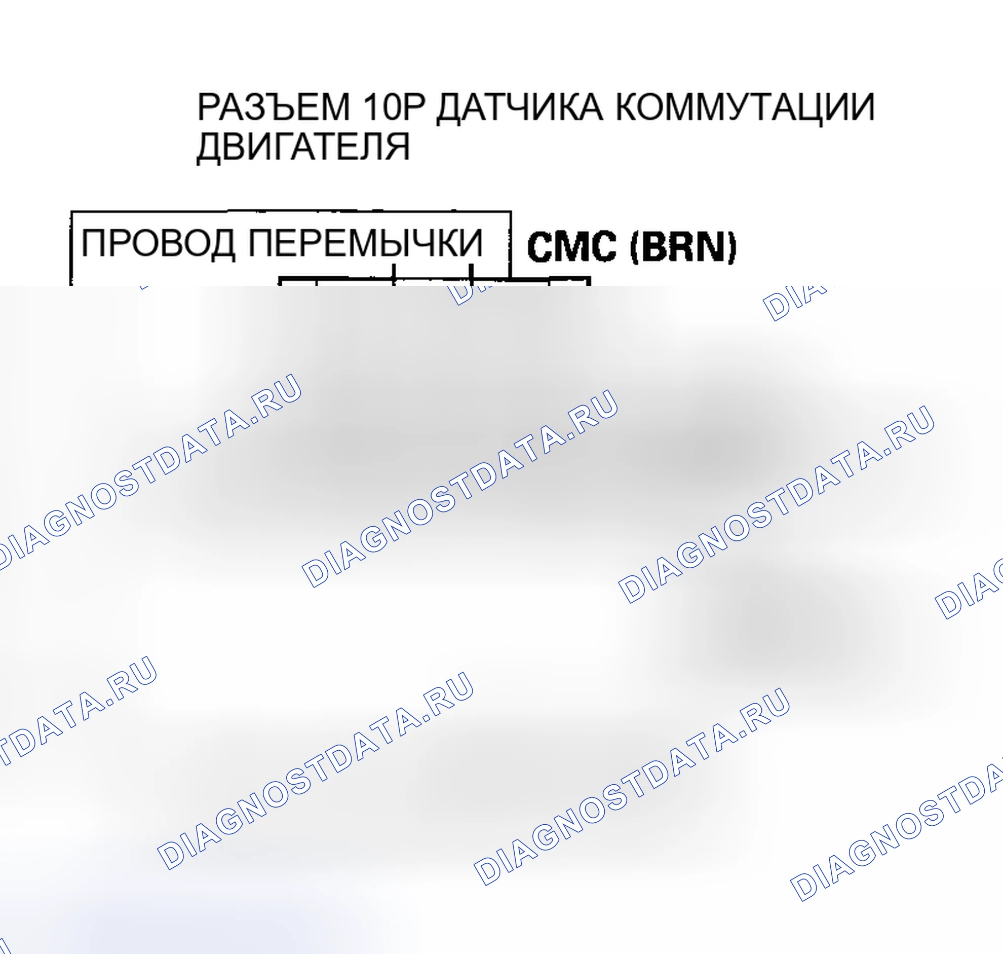 Рис. 457: расшифровка кода ошибки P1564 (54): Коммутационный датчик двигателя C Цепь высокого входного сигнала. Honda Insight I