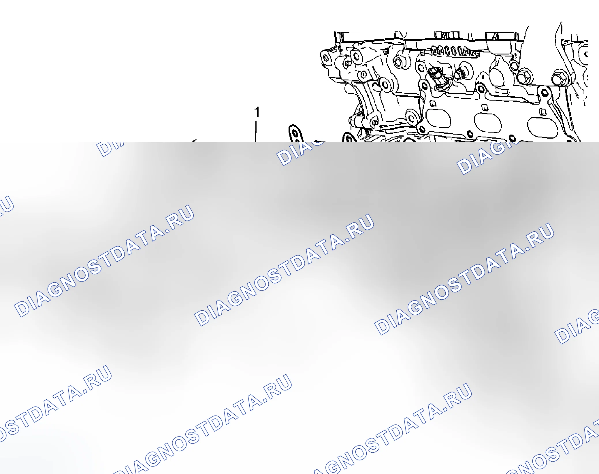 Рис. 16: Замена выпускного коллектора - левая сторона (Llt). Chevrolet Camaro V