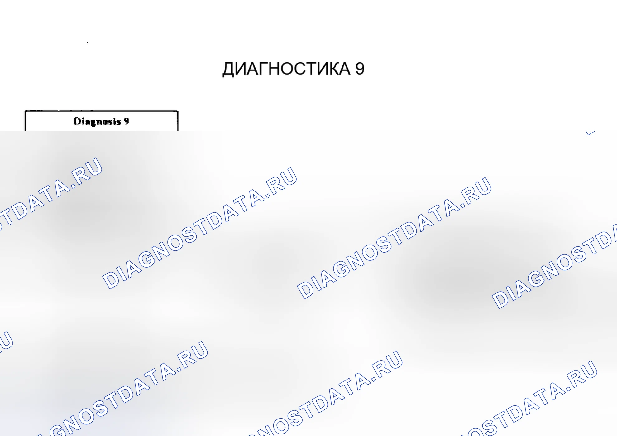 Рис. 21: ДИАГНОСТИКА 9. Mitsubishi Galant V