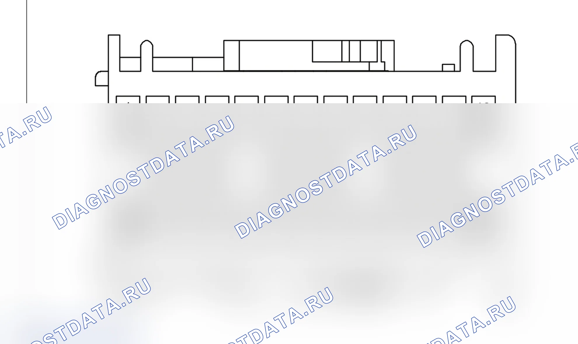 Распиновка разъёма E141-X06(F) — внешний вид и назначение контактов. Great-Wall Shanhai Poer I