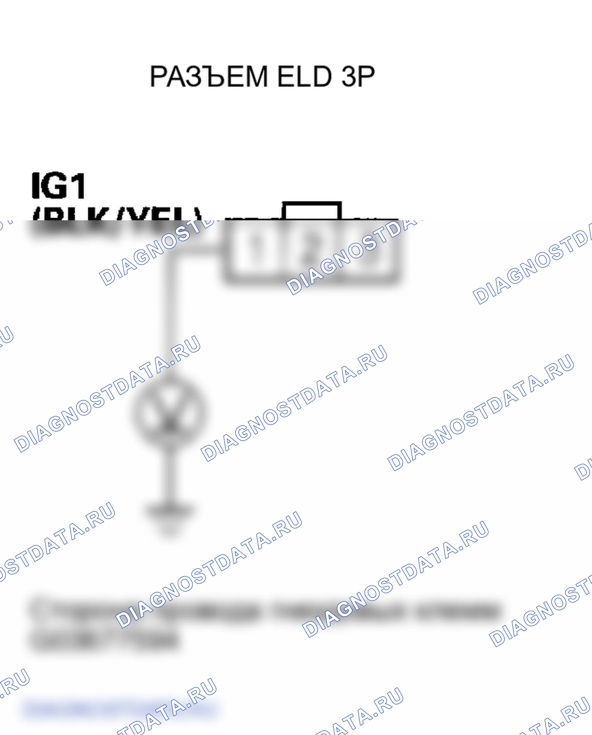 Рис. 159: Высокое напряжение цепи расшифровка кода ошибки P1298: ELD. Honda Element I