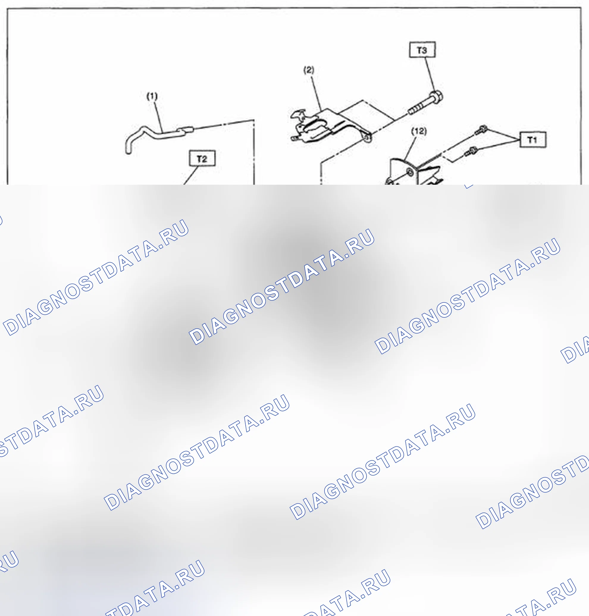 Рис. 270: ПЕРЕХОДНАЯ ПЛАСТИНА. Subaru Impreza WRX STI GR