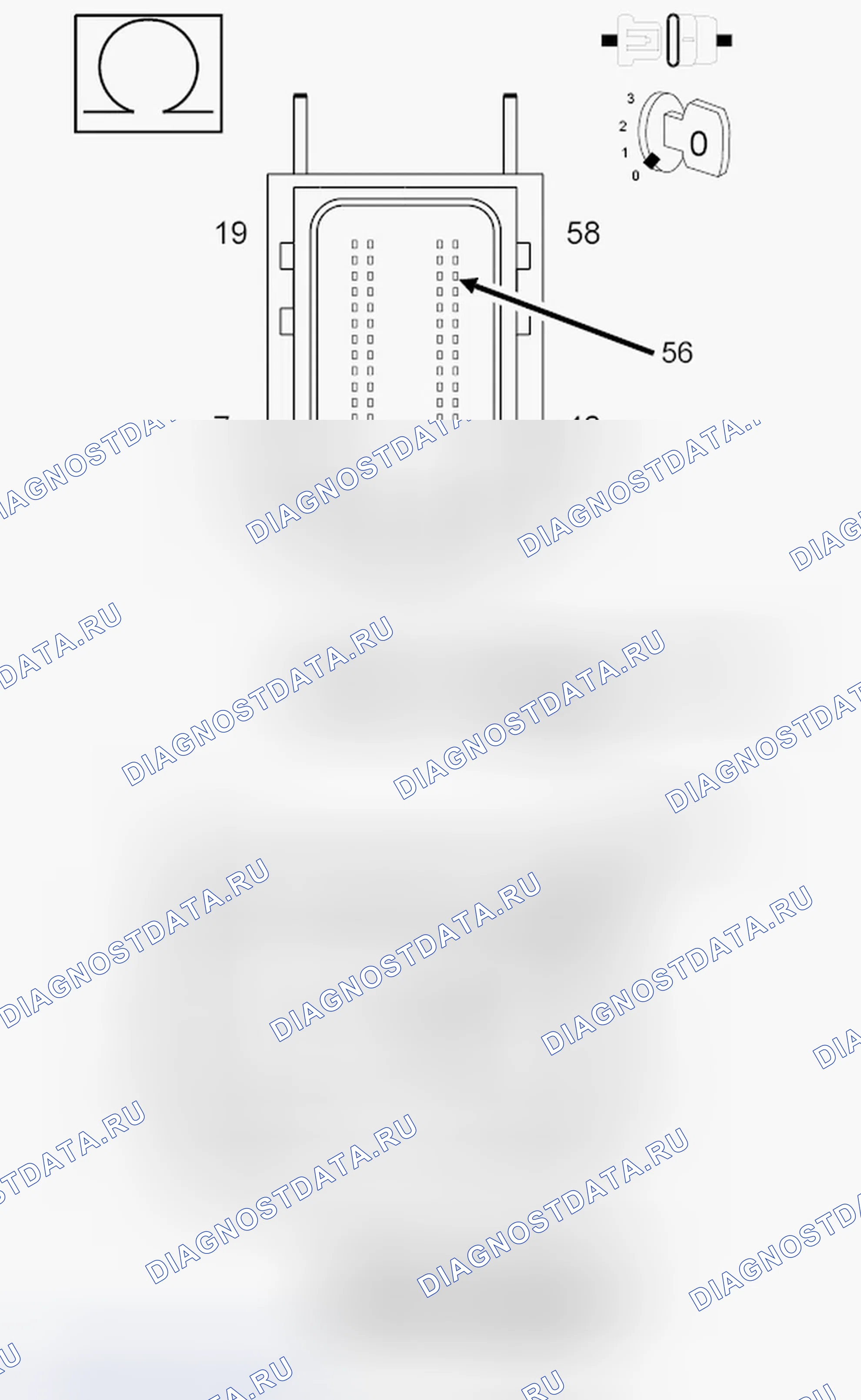 Рис. 529: ДИАГНОСТИЧЕСКИЙ ТЕСТ. Chrysler Town & Country V рестайлинг