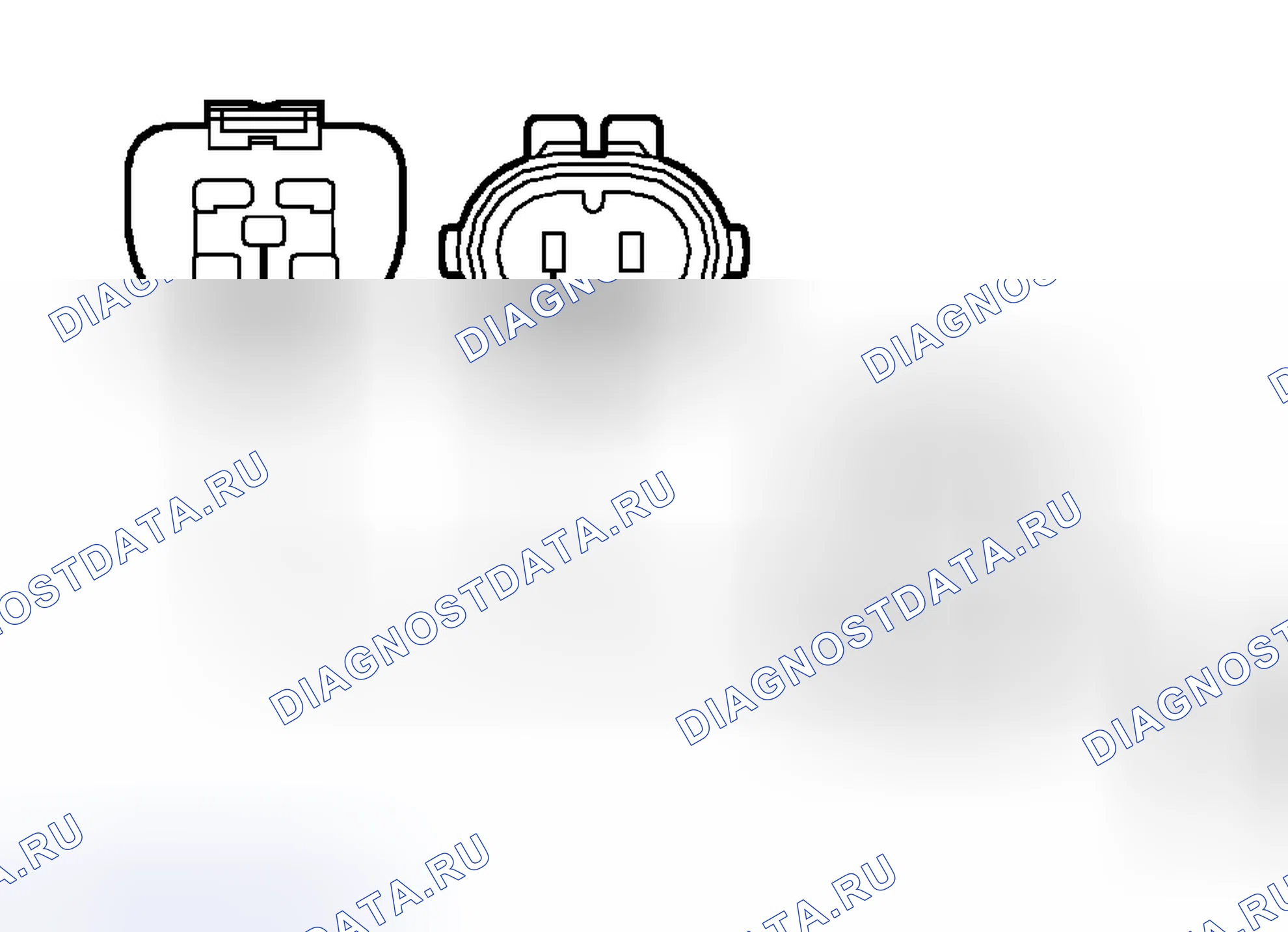 Рис. 9: ТОЧЕЧНОЕ ИСПЫТАНИЕ D: ОДНА ФАРА БЛИЖНЕГО СВЕТА НЕ РАБОТАЕТ. Hyundai Porter IV