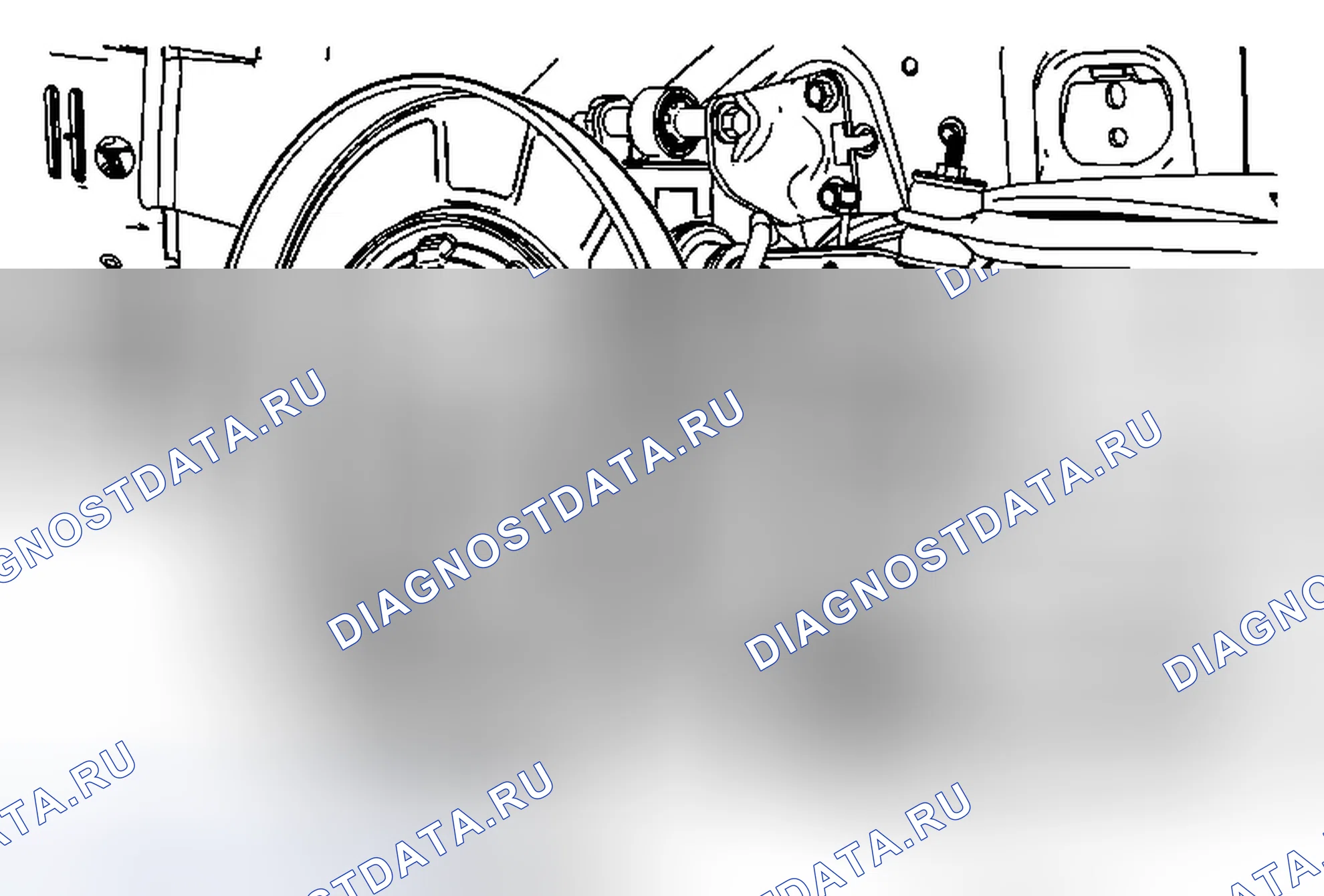 Рис. 1: Замена задней тормозной подкладки. Chevrolet Camaro V