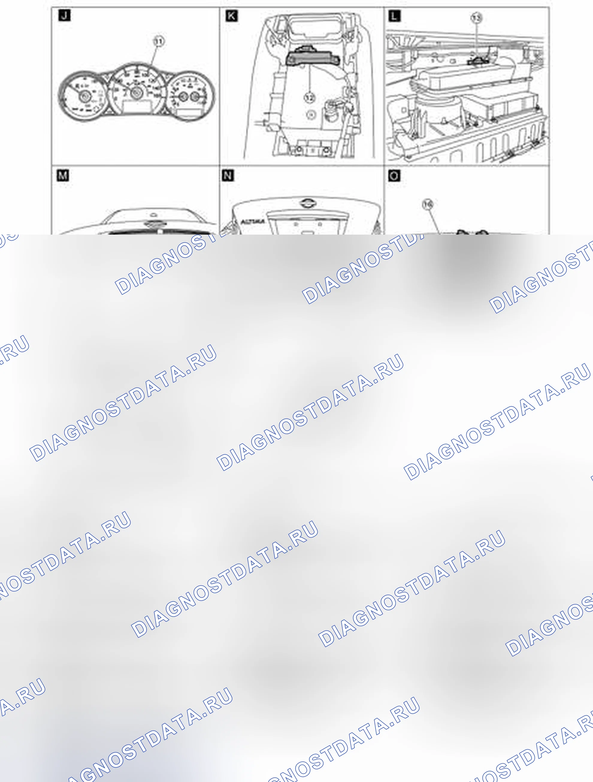 Рис. 1107. Nissan Altima L32 рестайлинг