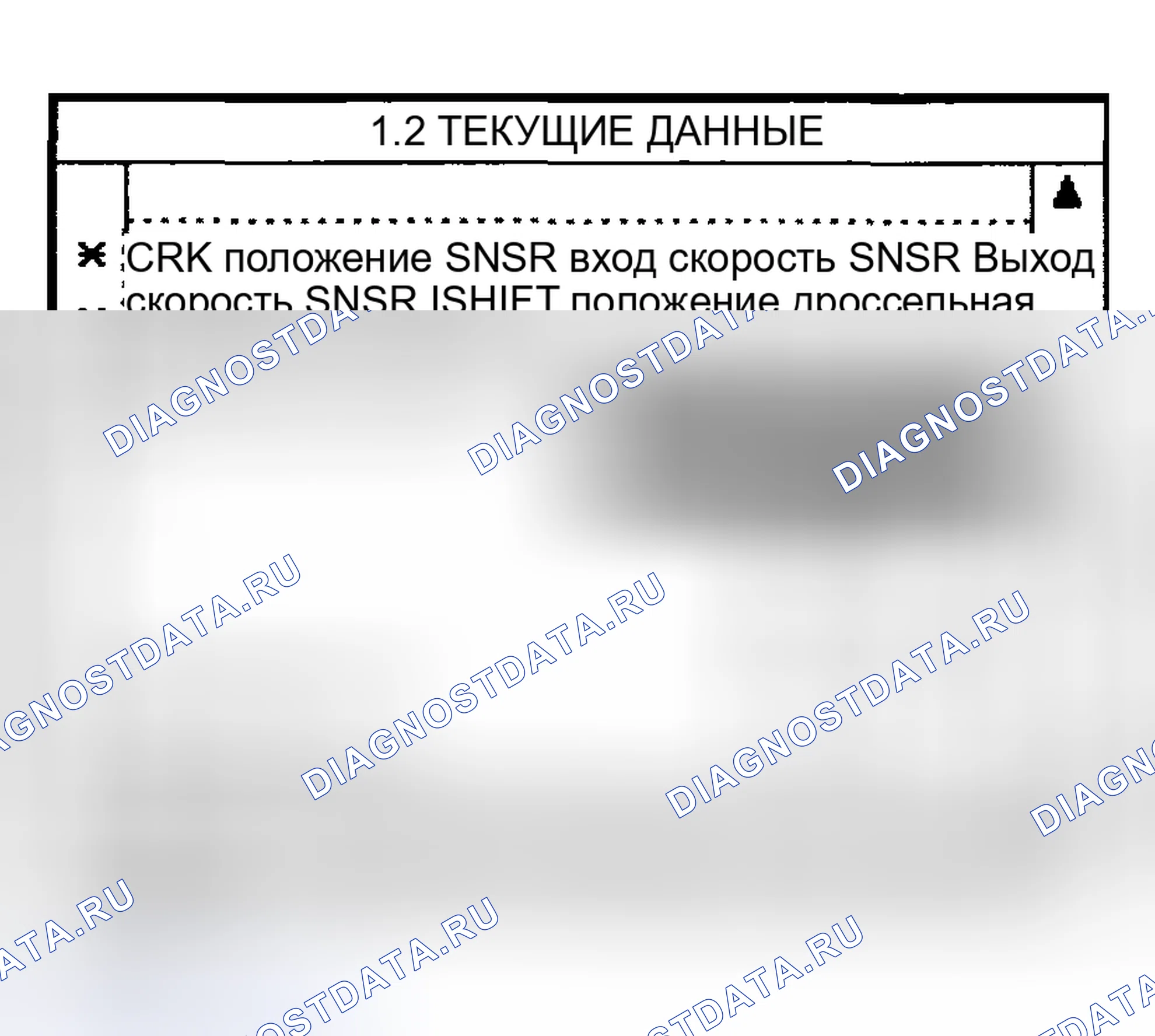 Рис. 36: МОНИТОРИНГ ДАННЫХ SCANTOOL. Haval Chitu I