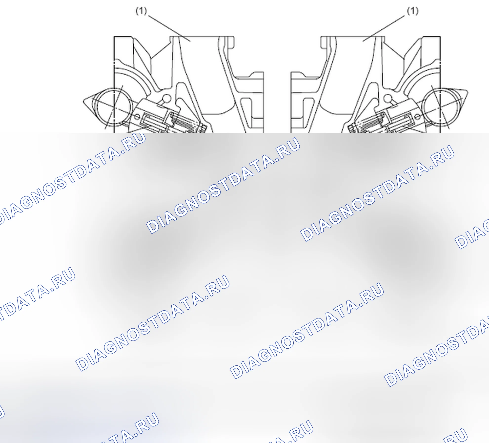 Рис. 837: Головка цилиндра. Subaru Legacy BM/BR