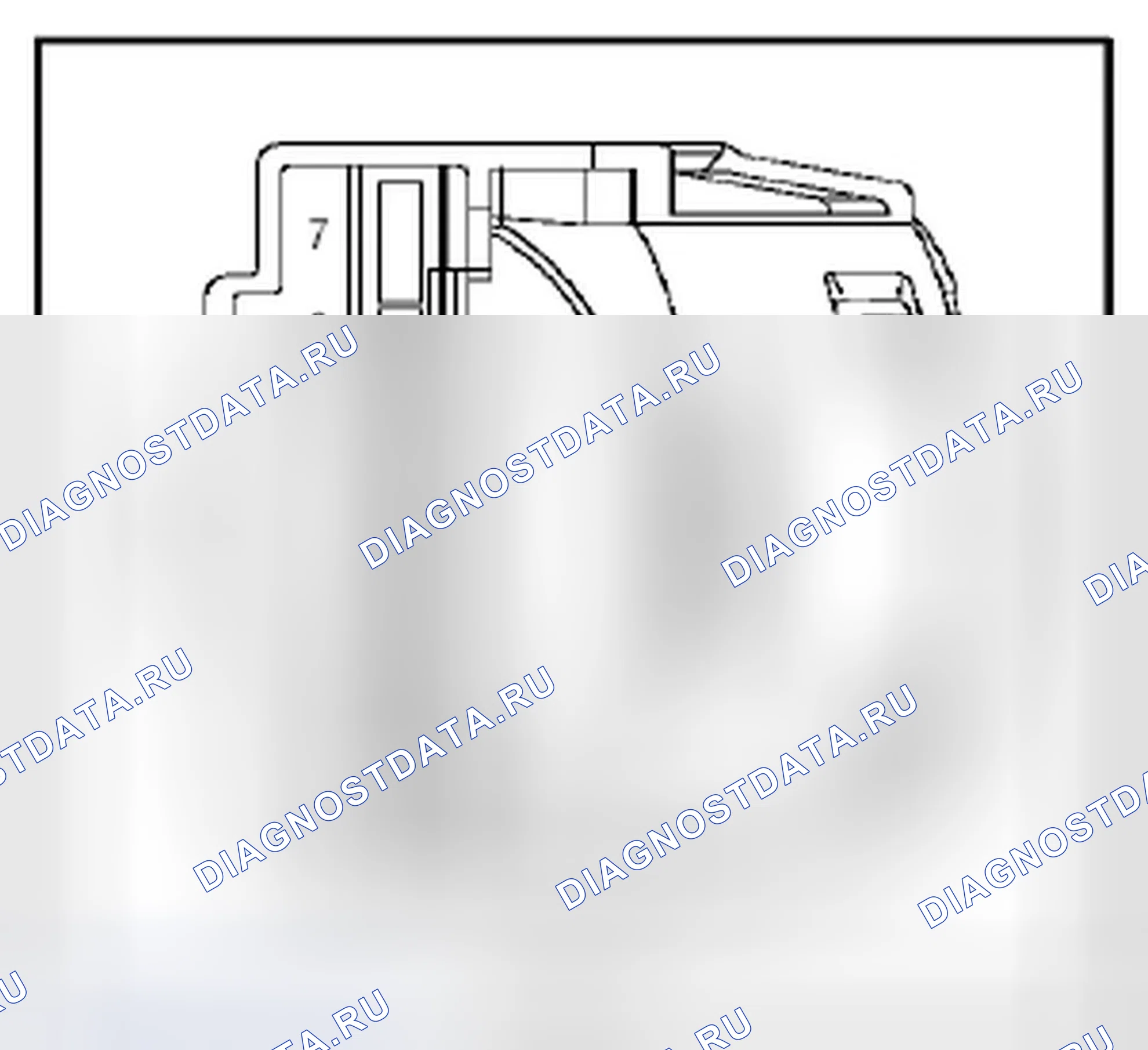 Рис. 702: Расположение терминалов. Ford Explorer V