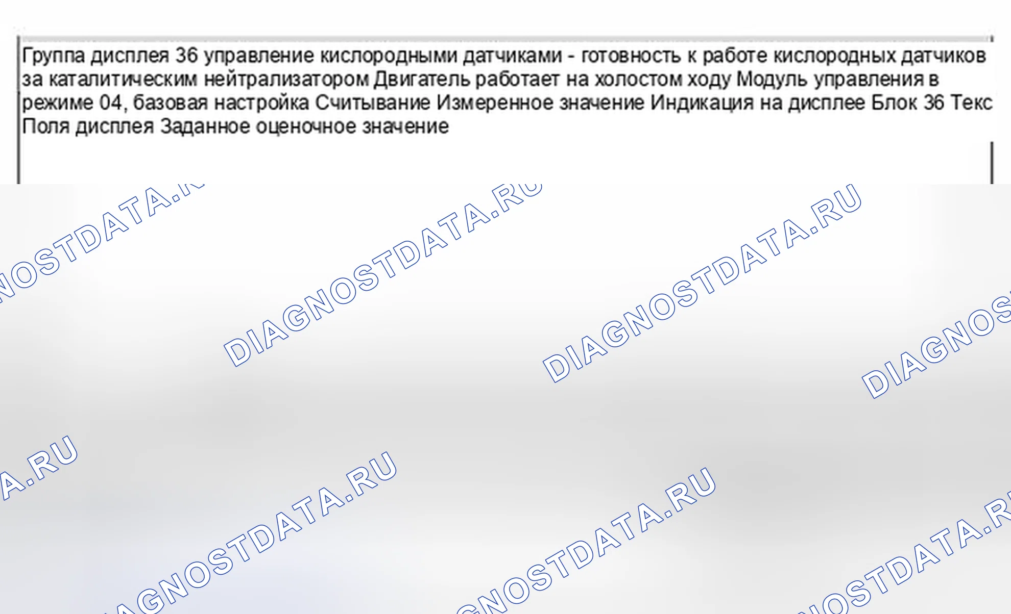 Рис. 105: Код двигателя ATW, примечание для полей отображения 3 и 4. Volkswagen Passat B5 рестайлинг