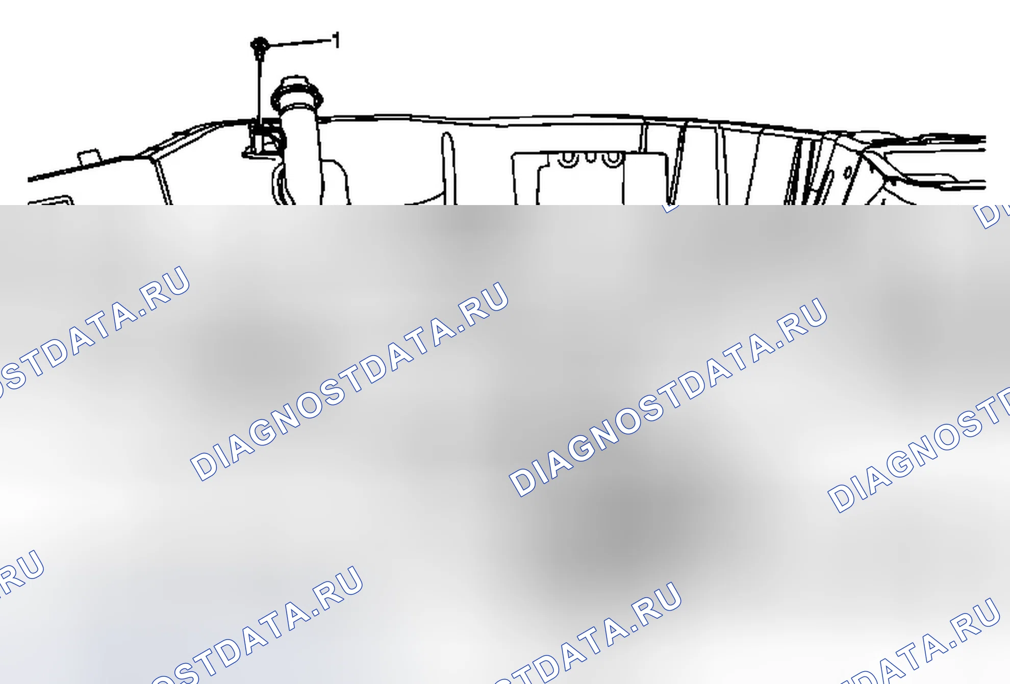 Рис. 6: Замена наливной трубы топливного бака. Buick Regal V